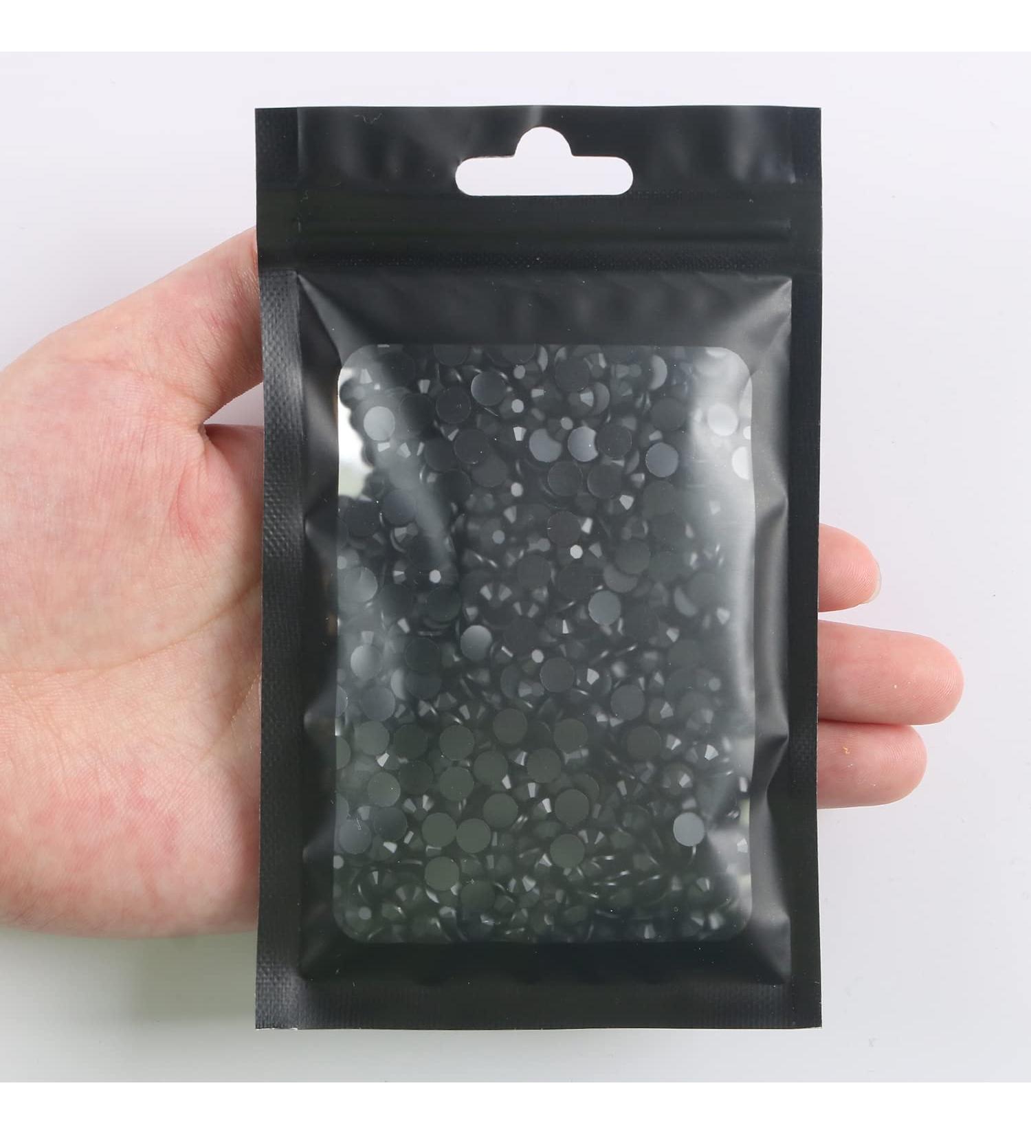 1400pcs AB Color Resin Rhinestones Non Hotfix 5mm - 30g | Bling Diamonds for Mugs, Bottles, Tumblers, Crafts - A27 Black - Buy Online on GoSupps.com