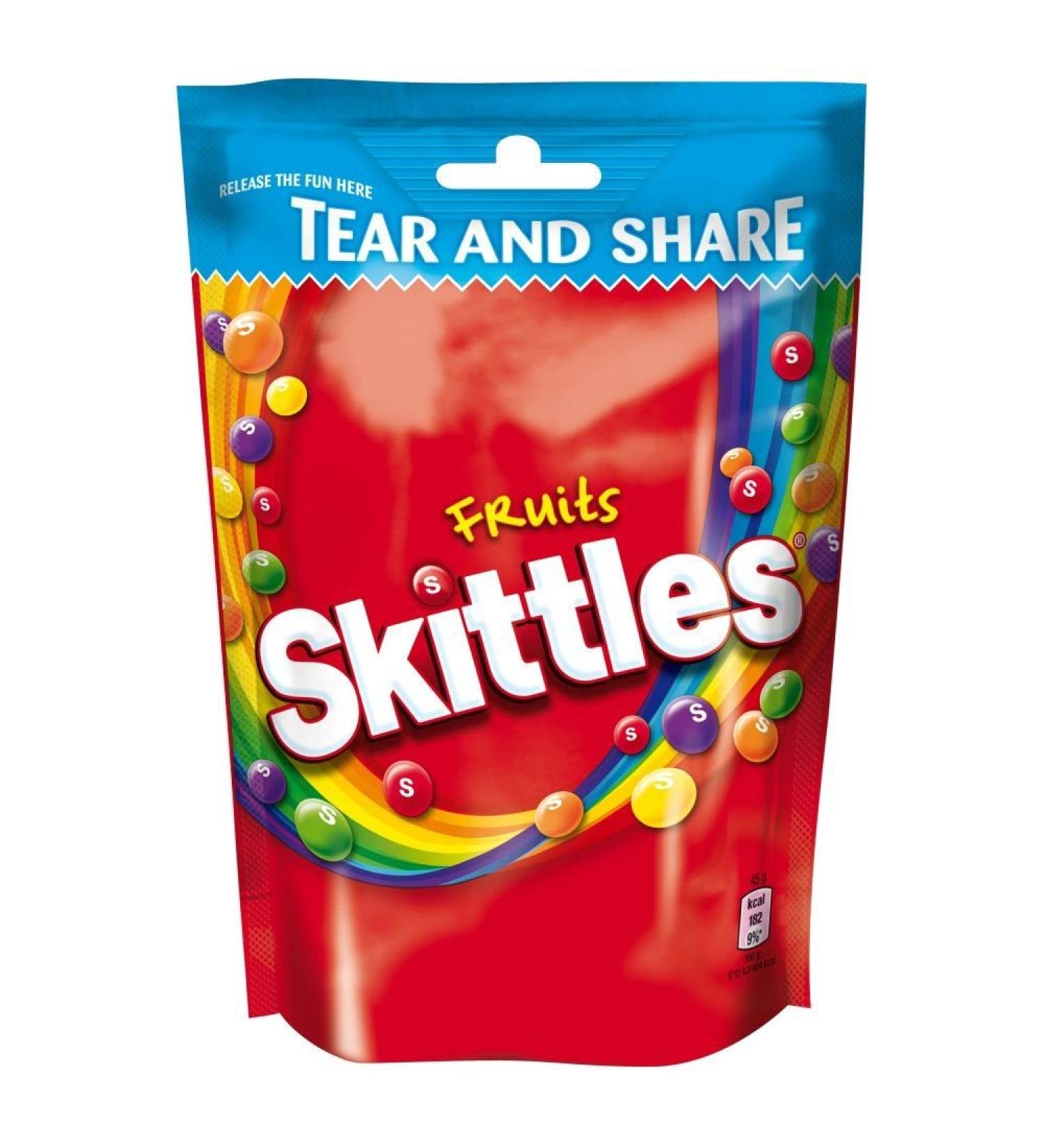 Skittles - Soft candy - pack of 4 sachets of 174g