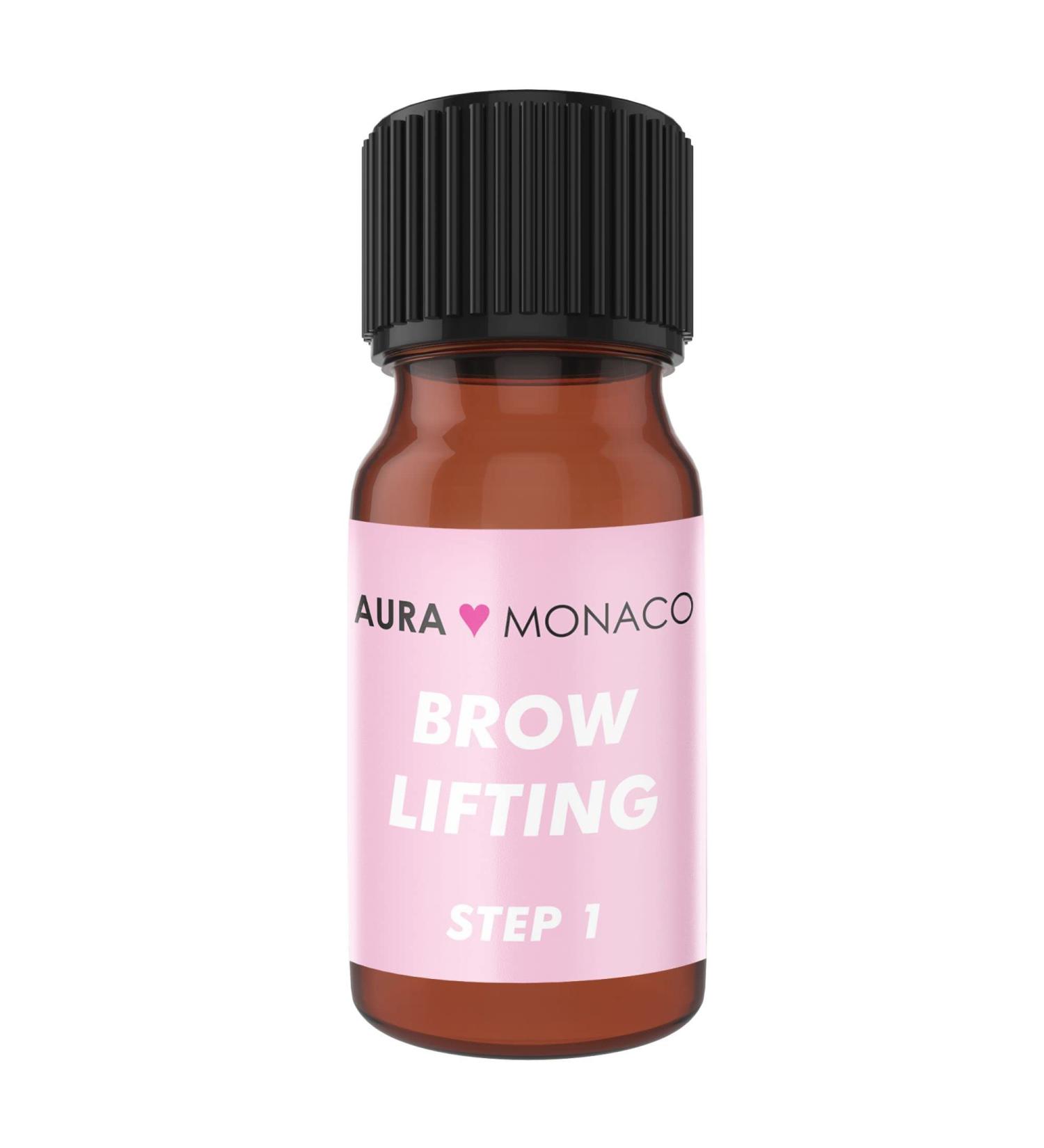 Aura Monaco Brow Lifting Lotion Step 1 - 5ml | Vegan Eyebrow Styling & Shaping | Cruelty-Free Premium Formula for Professional Results - Buy Online on GoSupps.com