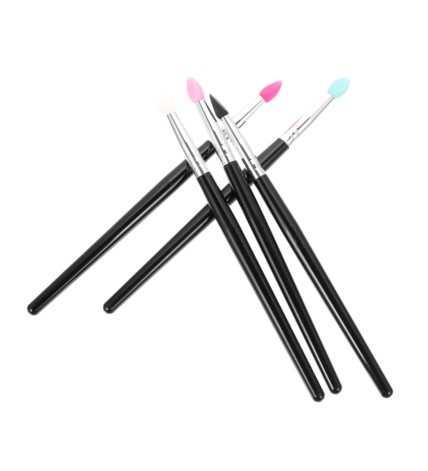 Hemoton 5pcs Silicone Eyeshadow Brush Lipstick Applicator Makeup Brush Cosmetics Brush Makeup Lip Brush Makeup Accessory Makeup Tool Lipstick Lip Mask Applicator Eyeshadow Brush Applicator - Buy Online on GoSupps.com