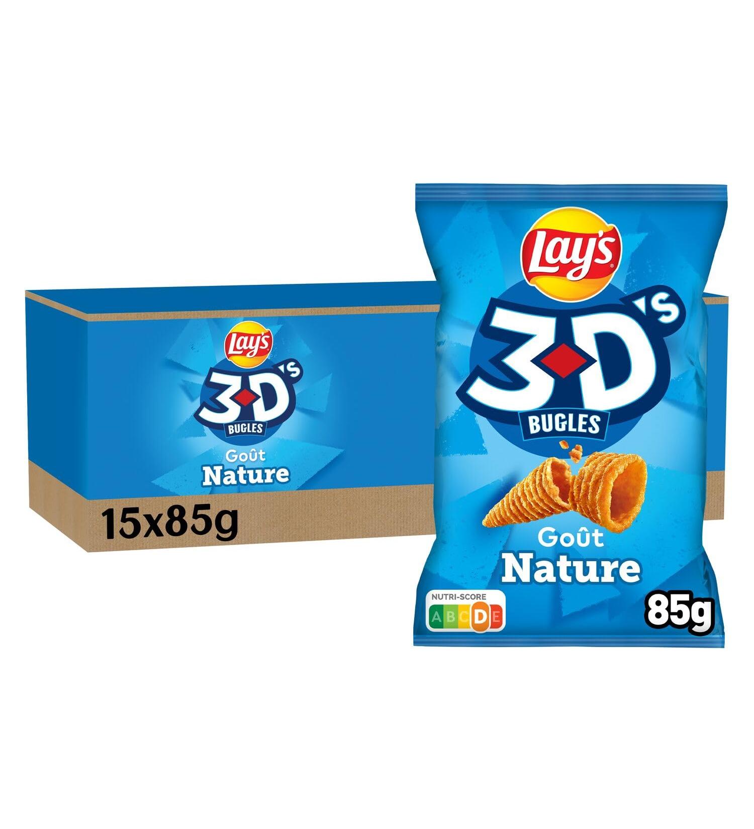  Lay's Lay's 3D's Bugles Nature 85g - Pack of 15 - Buy Online on GoSupps.com