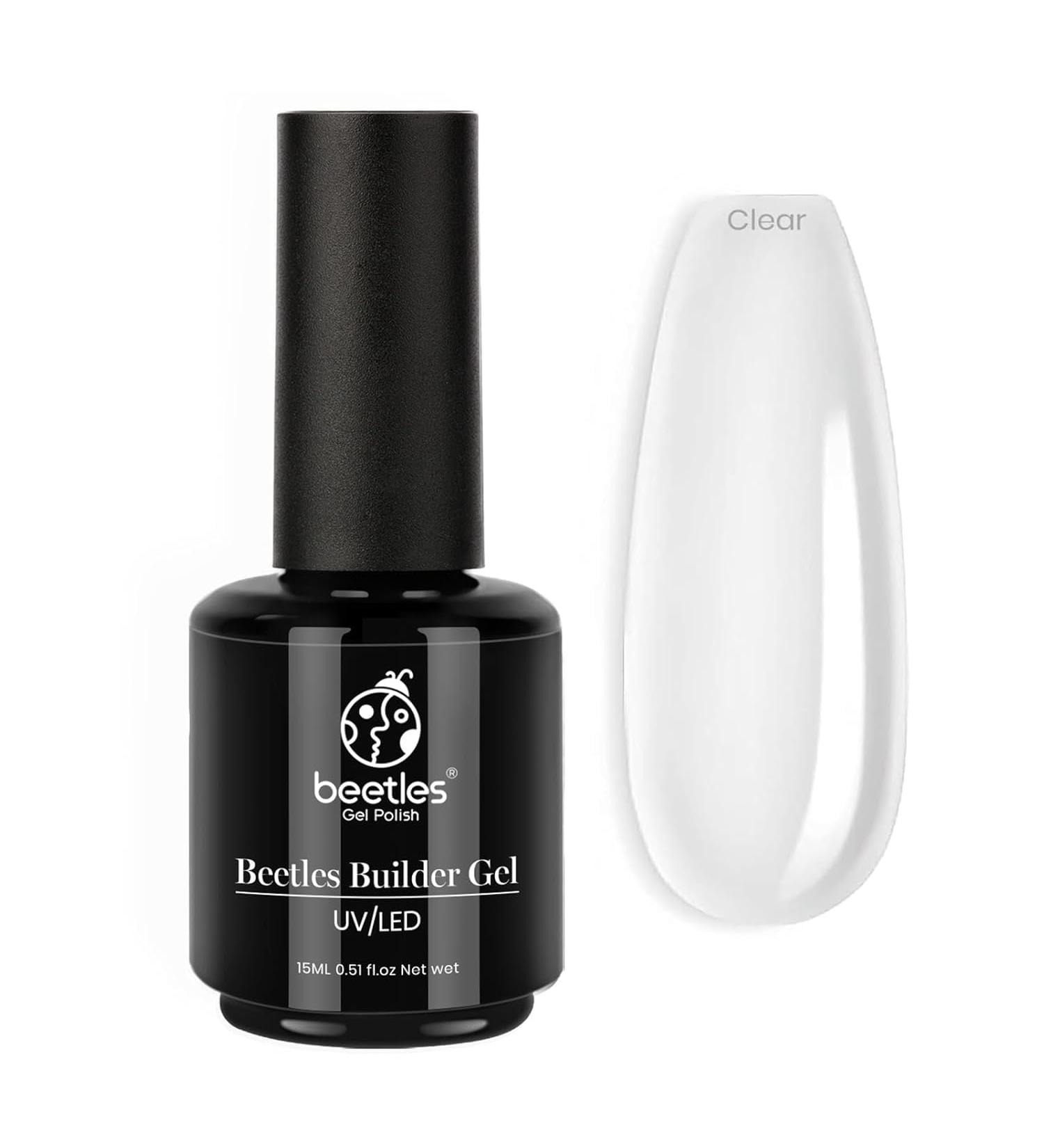 Beetles Gel Polish Beetles Builder Gel 7 in 1 Nail Builder Strengthener Gel Clear Color Hard Gel Builder Extension Nail Gel for Holiday Nail Art Design Gift for Girls - Buy Online on GoSupps.com