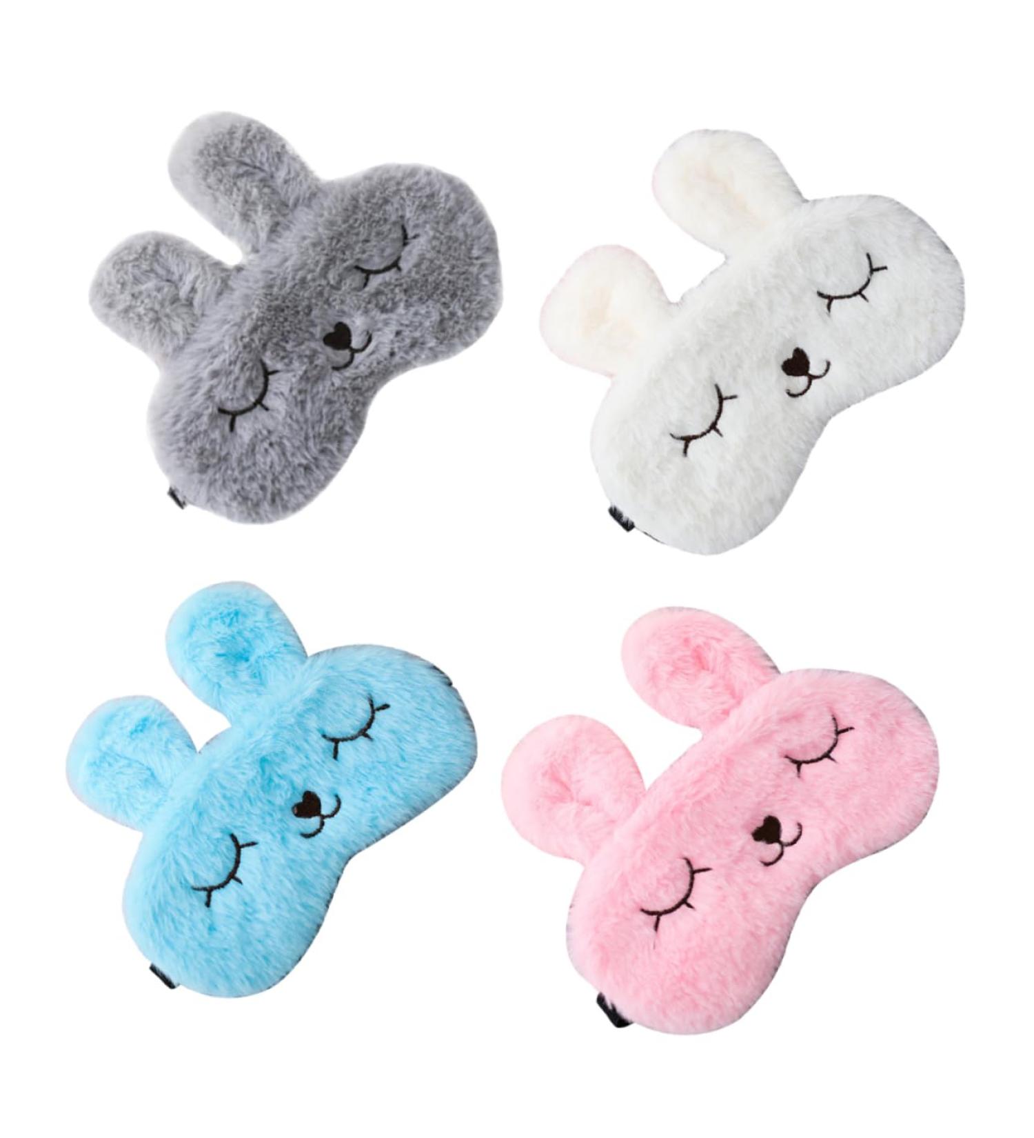 Beaupretty 4pcs Breathable Plush Goggles Facial Mask | Shop Internationally - Buy Online on GoSupps.com