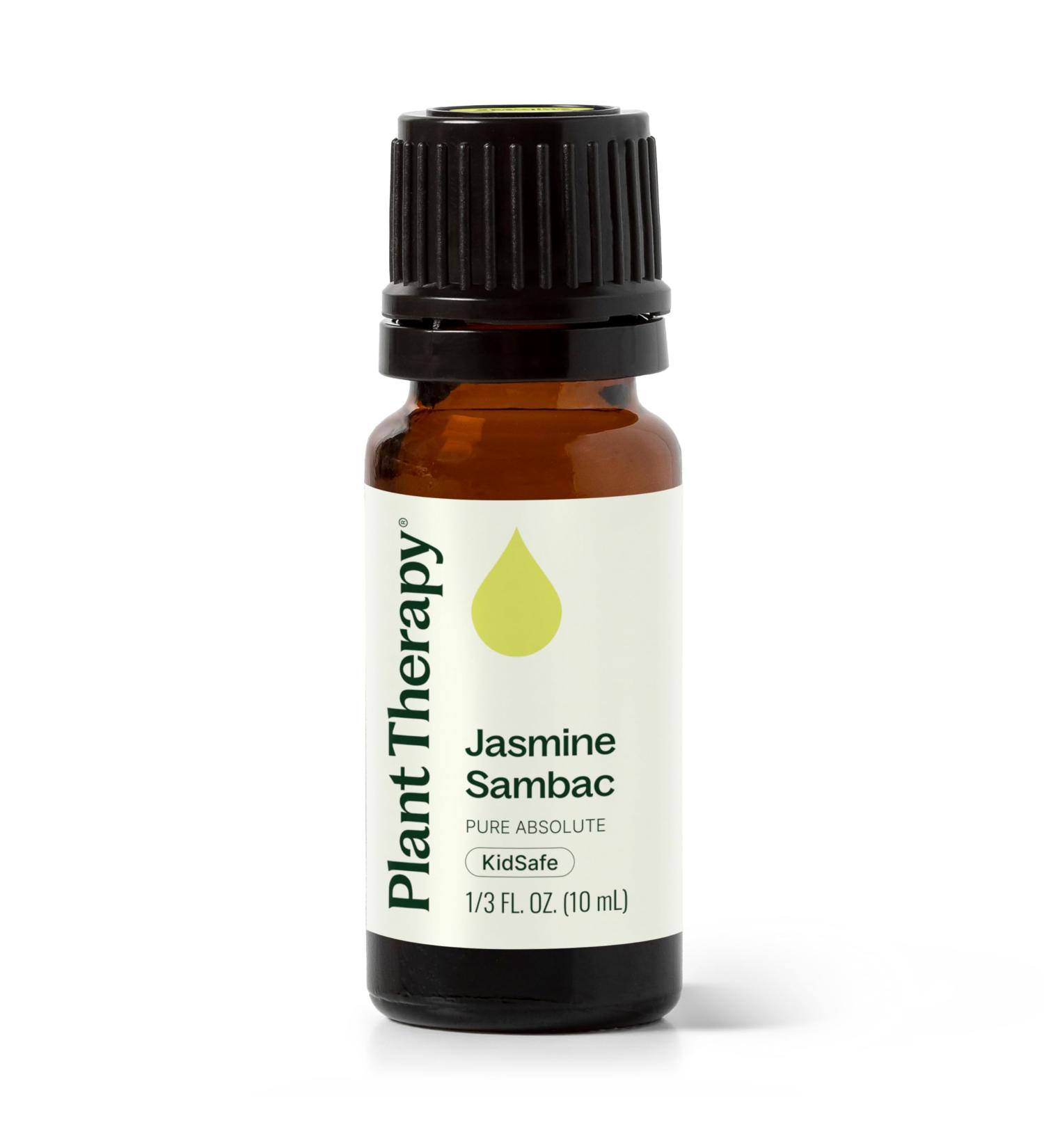 Plant Therapy Jasmine Absolute Essential Oil 100% Pure Undiluted Natural Aromatherapy Therapeutic Grade 10 mL (1/3 oz) - Buy Online on GoSupps.com