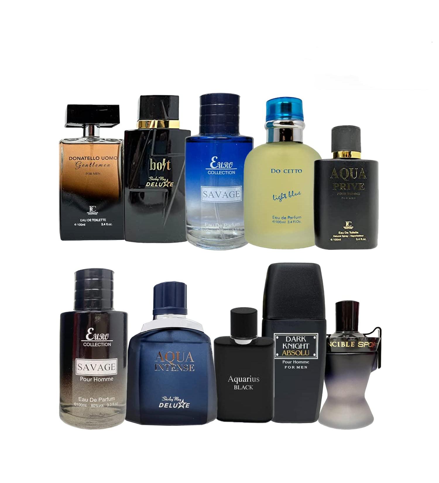 Men Perfume Eau de Toilette Natural Spray Men Cologne Masculine Scent 3.4 Fl Oz/100ML(Random 2 Packs) Random 2 Packs 1.7 Fl Oz (Pack of 2)