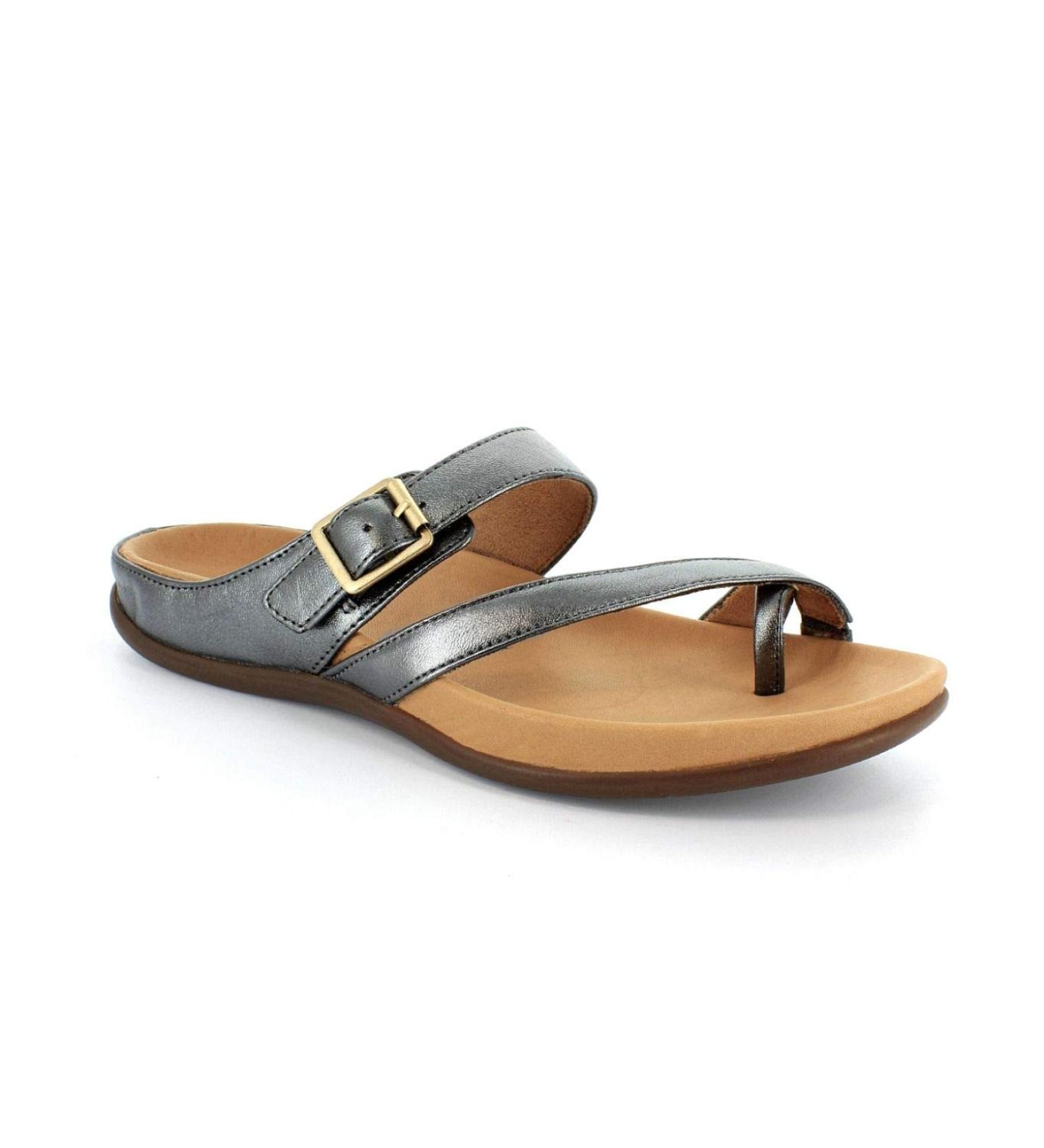 Strive Nusa Women's Comfort Sandals | Arch Supportive Anthracite 6.5-7 - Buy Online on GoSupps.com