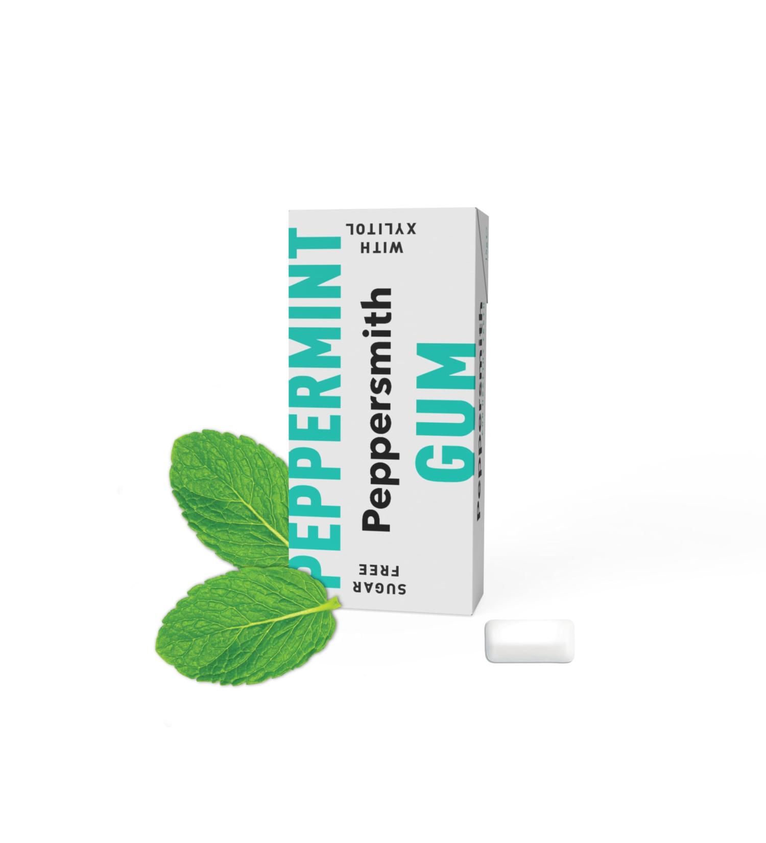 English Peppermint Sugar Free & Vegan Gum 15g (Pack of 12)) - Buy Online on GoSupps.com