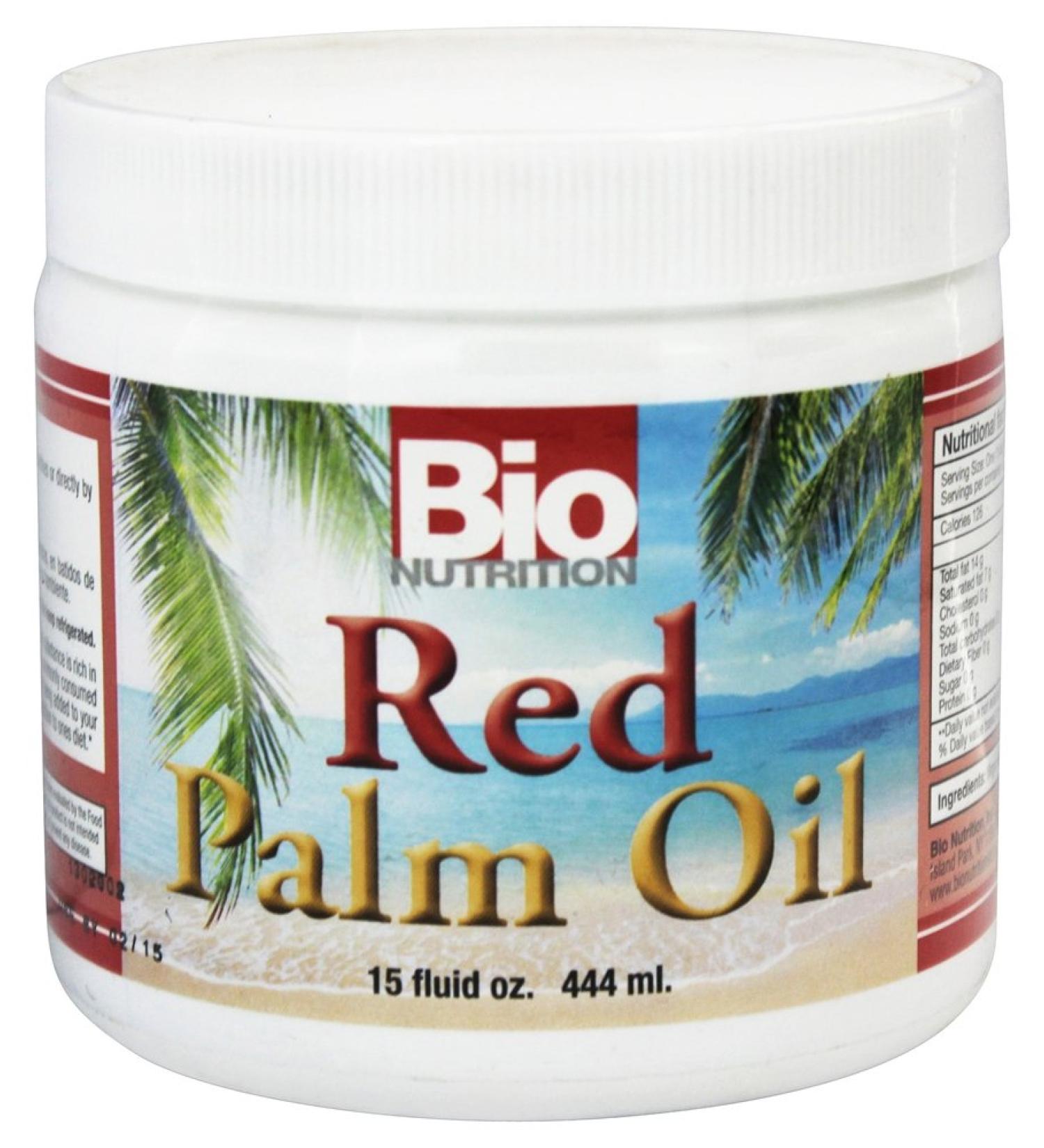 Bio Nutrition Red Palm Tree Oil - 15 fl oz - Buy Online on GoSupps.com