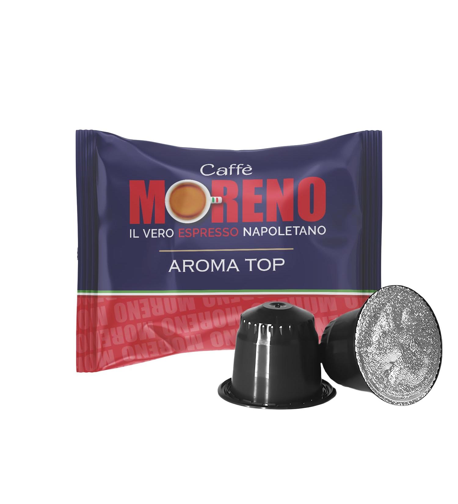 CAFFE' MORENO Moreno coffee maker with 100 high-quality premium blend coffee capsules