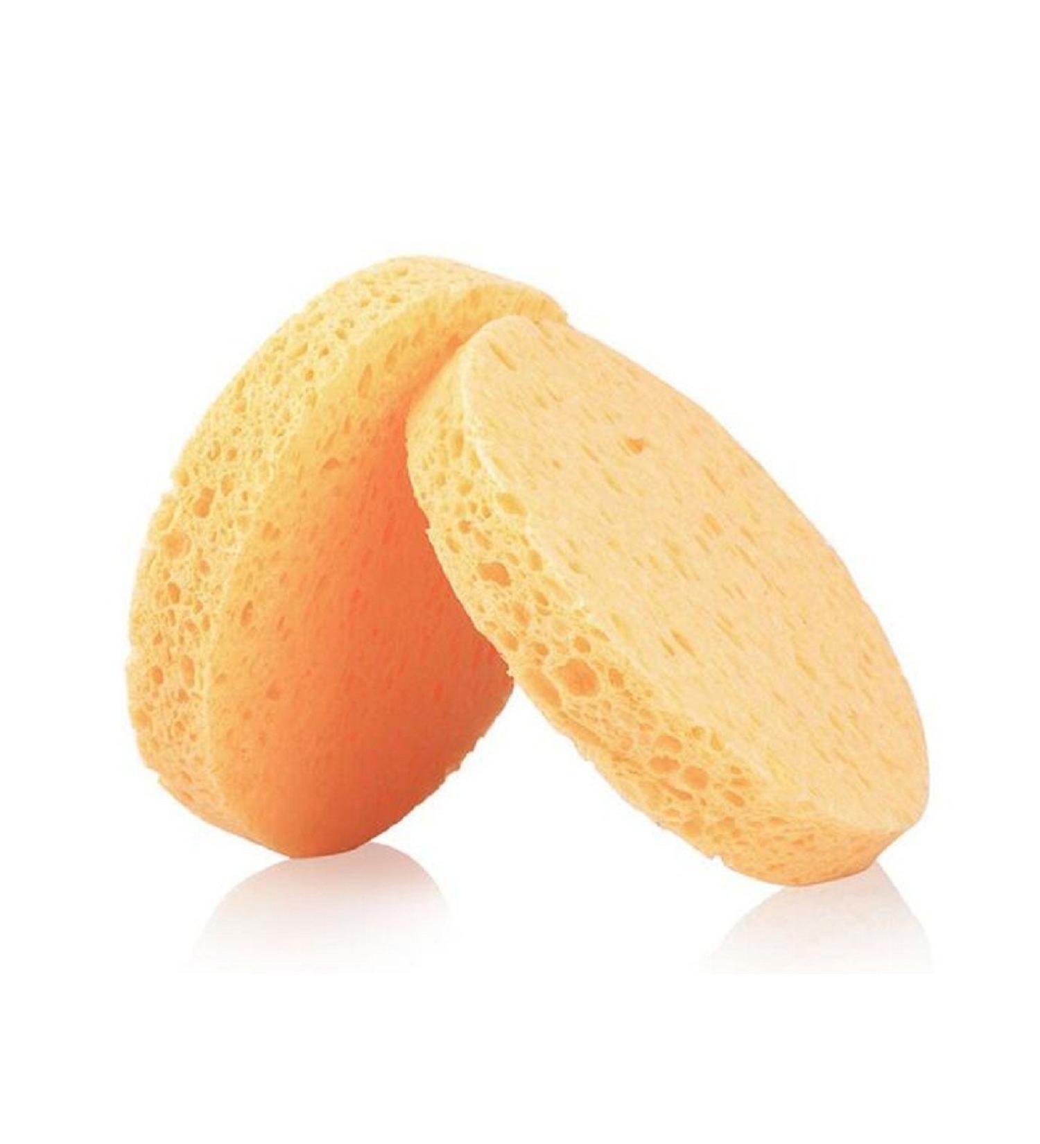 Exfoliating Face Sponge - Natural Wood Pulp Makeup Sponge for Acne Eczema & Dry Skin Gentle Cleansing & Exfoliation | International Shipping Available - Buy Online on GoSupps.com