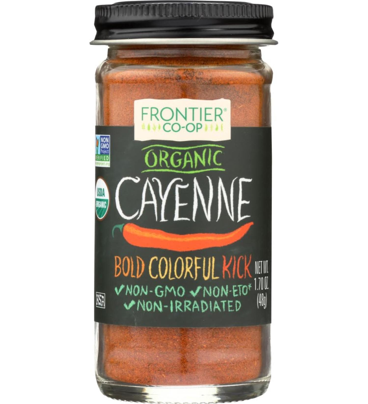 Frontier Herb Cayenne Ppr 30hu Org - Buy Online on GoSupps.com