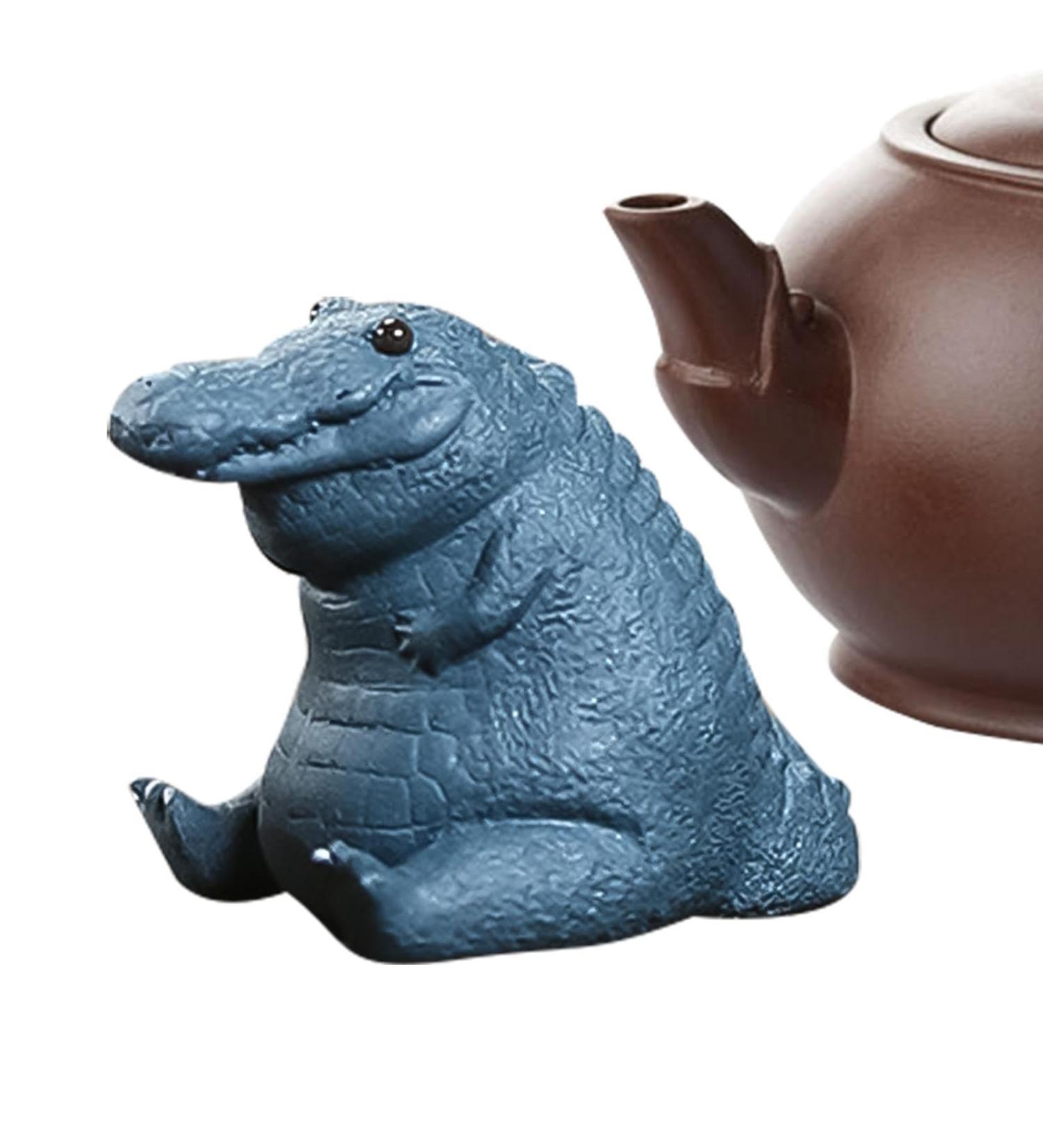  Stronrive Elephant Tea Company | Purple Clay Elephant Tea Ceremony | Handmade Tea Tray Decor Tea Ceremony Elephant Company Ornament - Buy Online on GoSupps.com