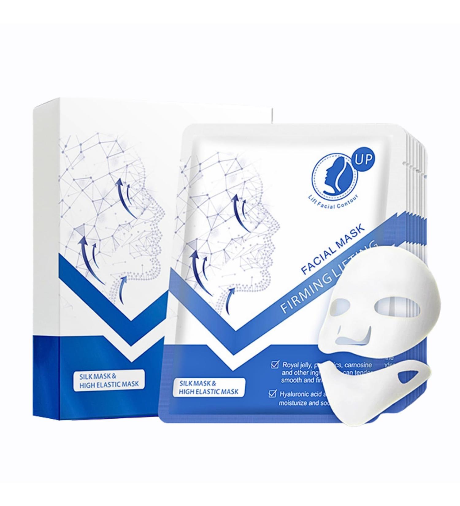 V Line Lifting Face Mask V Shape Lifting Face Masks Skincare with Hyaluronic Acid Chin Lift Mask Firming Lifting Facial Mask Hydrating Double Chin Reducer Moisturizing Face Slimmer - Buy Online on GoSupps.com