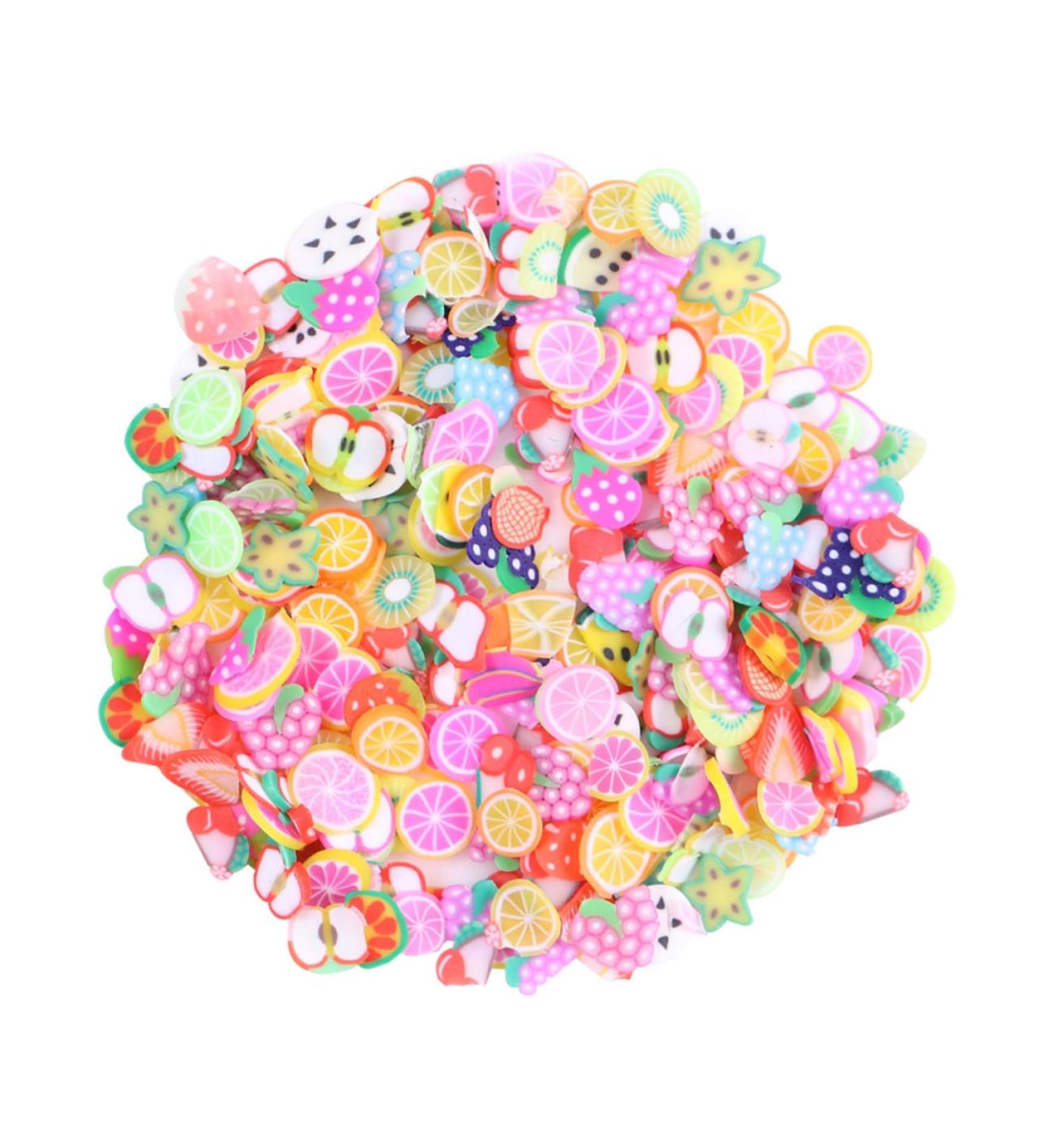 Healeved 3200pcs Clay Slice Nail Art Flower Decorations Fruit Nail Slices Mini Decor Animal Decor Floral Decorations Diy Nail Slice Decorations Flowers Decor Manicure Polymer Clay - Buy Online on GoSupps.com