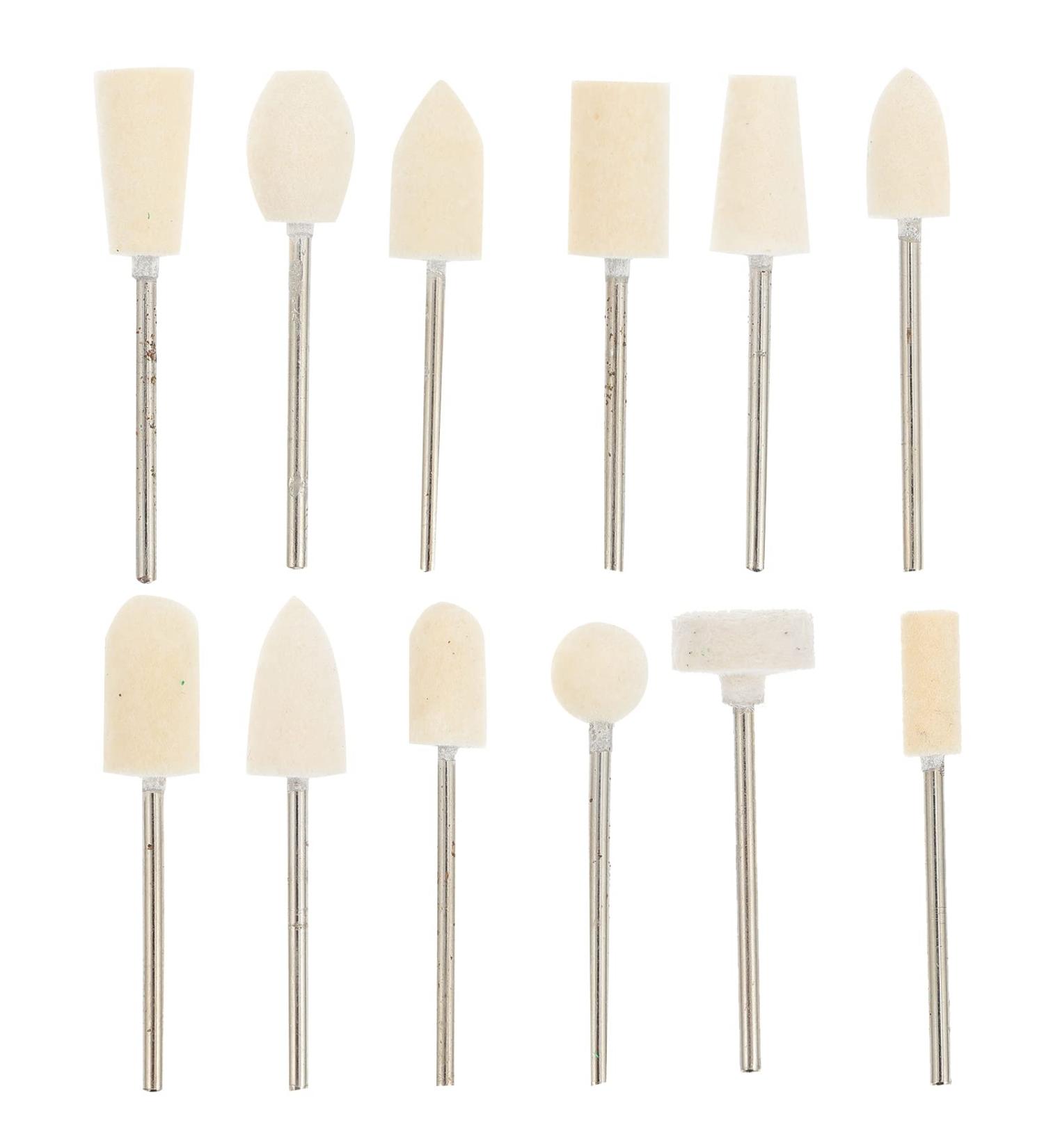 Beaupretty 12pcs Nail Polisher Replacement Bits - Ceramic Grinding Heads for Nail Drilling & Manicure - Buy Online on GoSupps.com