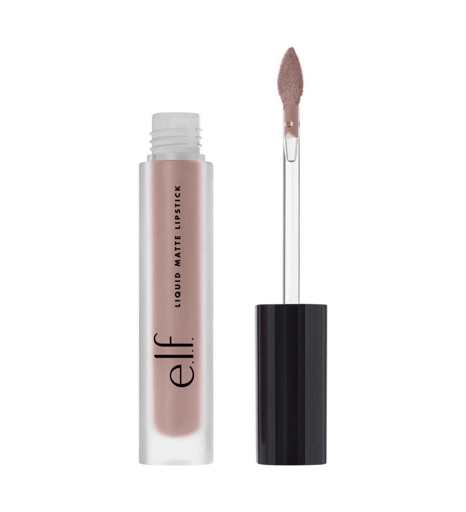 e.l.f. Liquid Matte Lipstick in Tea Rose - Long-Lasting, Quick-Drying, Smudge-Proof Formula with Vitamin E - 0.10 Oz (Pack of 1) - Buy Online on GoSupps.com