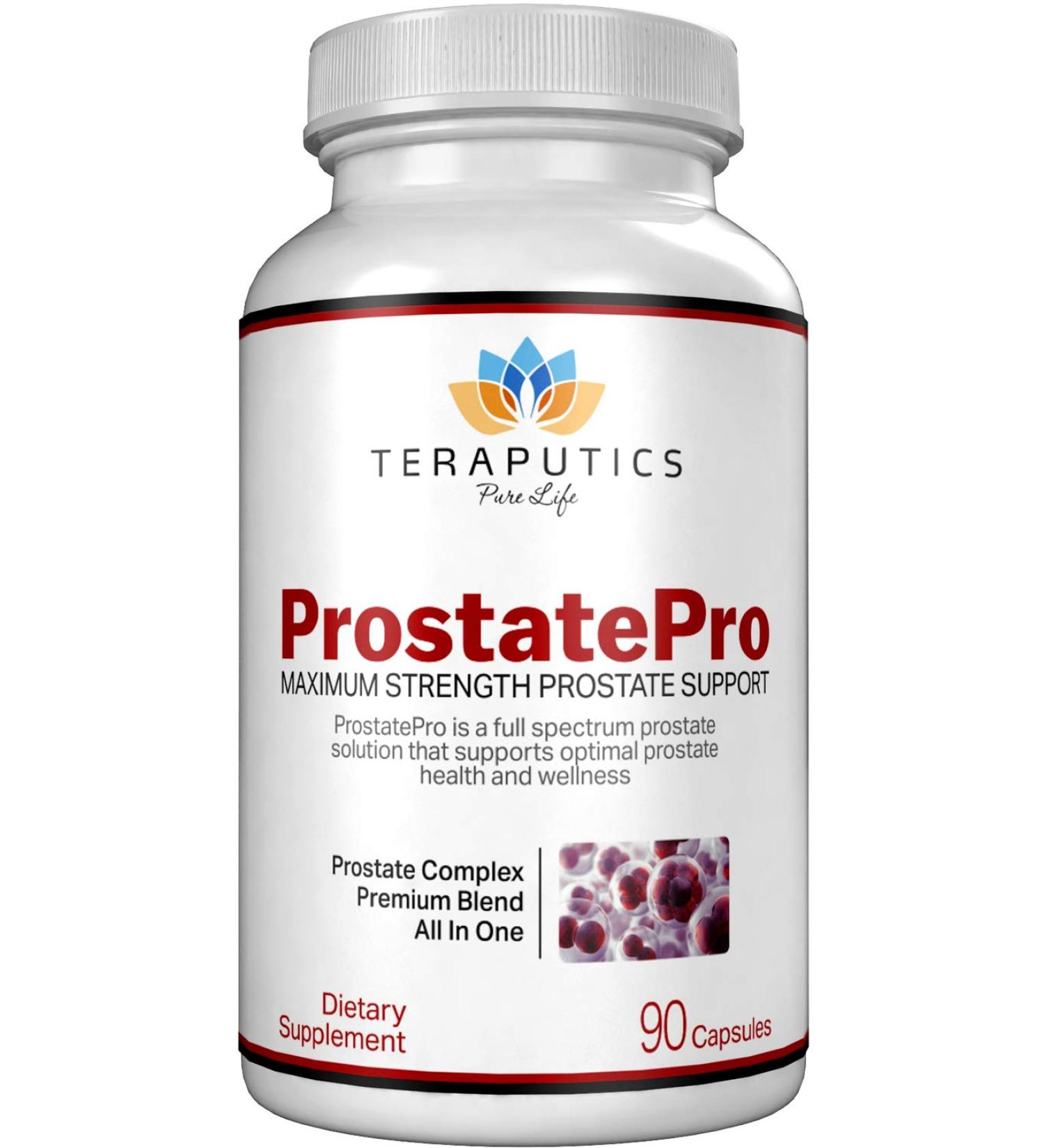 ProstatePro - Saw Palmetto Prostate Health Supplement for Men | Non GMO Bladder Control & DHT Blocker - 90 Capsules - Buy Online on GoSupps.com