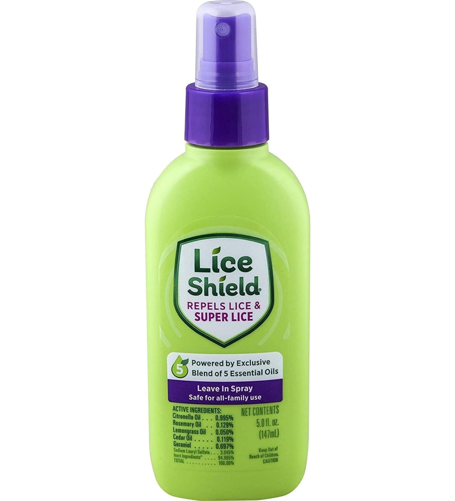 Lice Shield Leave in Spray 5 oz - Pack of 3 | Prevent & Protect Against Lice - Buy Online on GoSupps.com