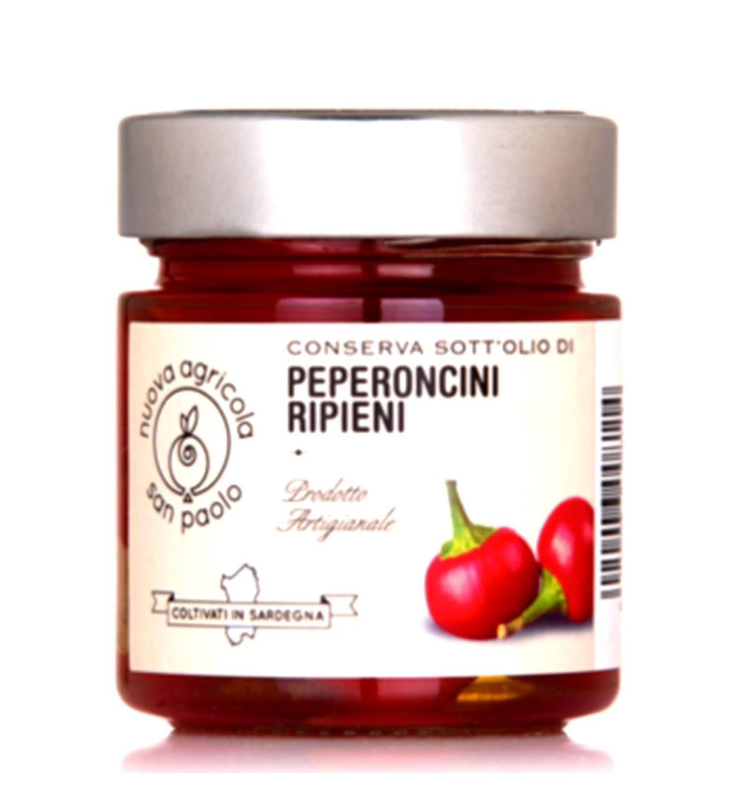 Stuffed peppers 230g Sardinian artisanal product