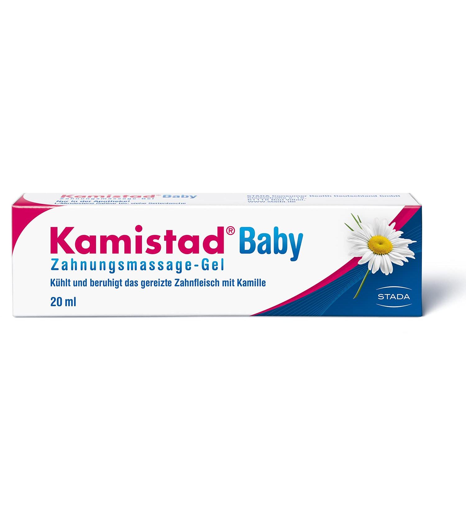 Kamistad Baby Teething Gel - Soothes Irritated Gums & Relieves Dental Discomfort - 20 ml - Fast International Shipping - Buy Online on GoSupps.com