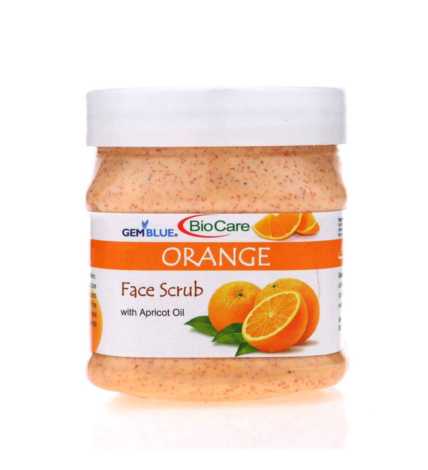Biocare Orange Face Scrub With Apricot Oil 500Ml