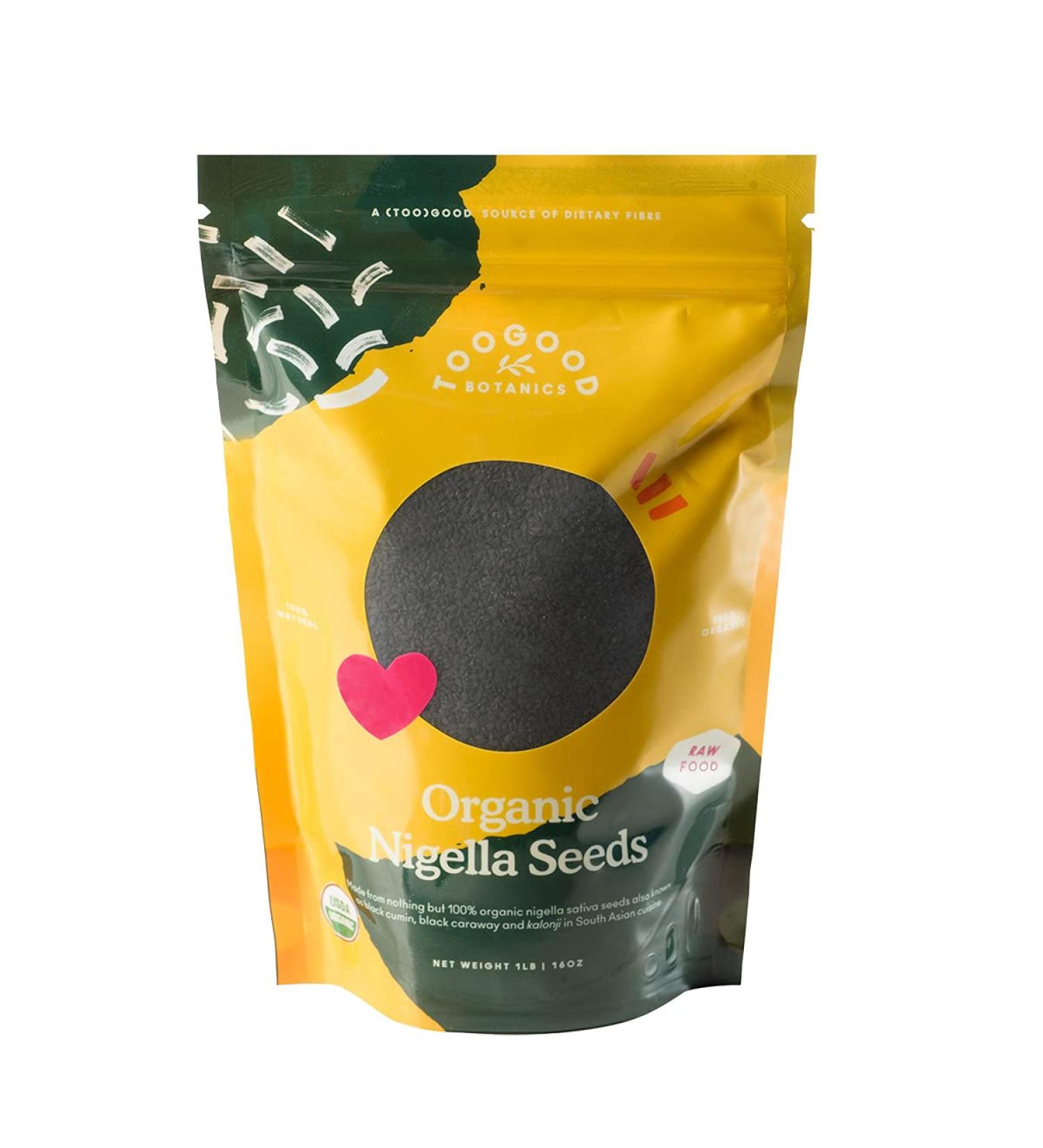 Organic Nigella Seeds (Black Cumin) - 8 Ounce (0.5 Pound) | Certified USDA Organic, Gluten-free, Vegan, non-GMO from Egypt - Ayurvedic Healing Foods - Buy Online on GoSupps.com