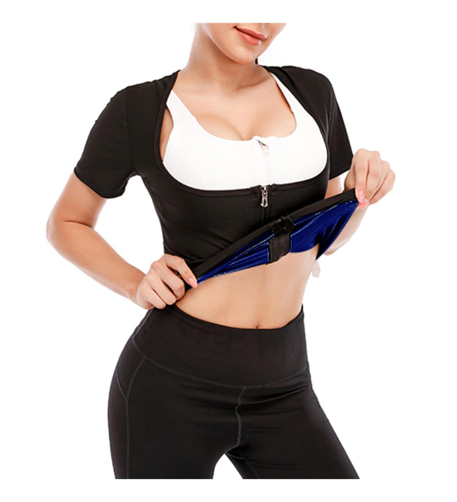 Women's Sauna Vest & Compression Shirts | Heat-Insulating Waist Trainer & Body Shaper Top | Size L/XL | Enhance Your Workout with Stylish Corsets - Buy Online on GoSupps.com