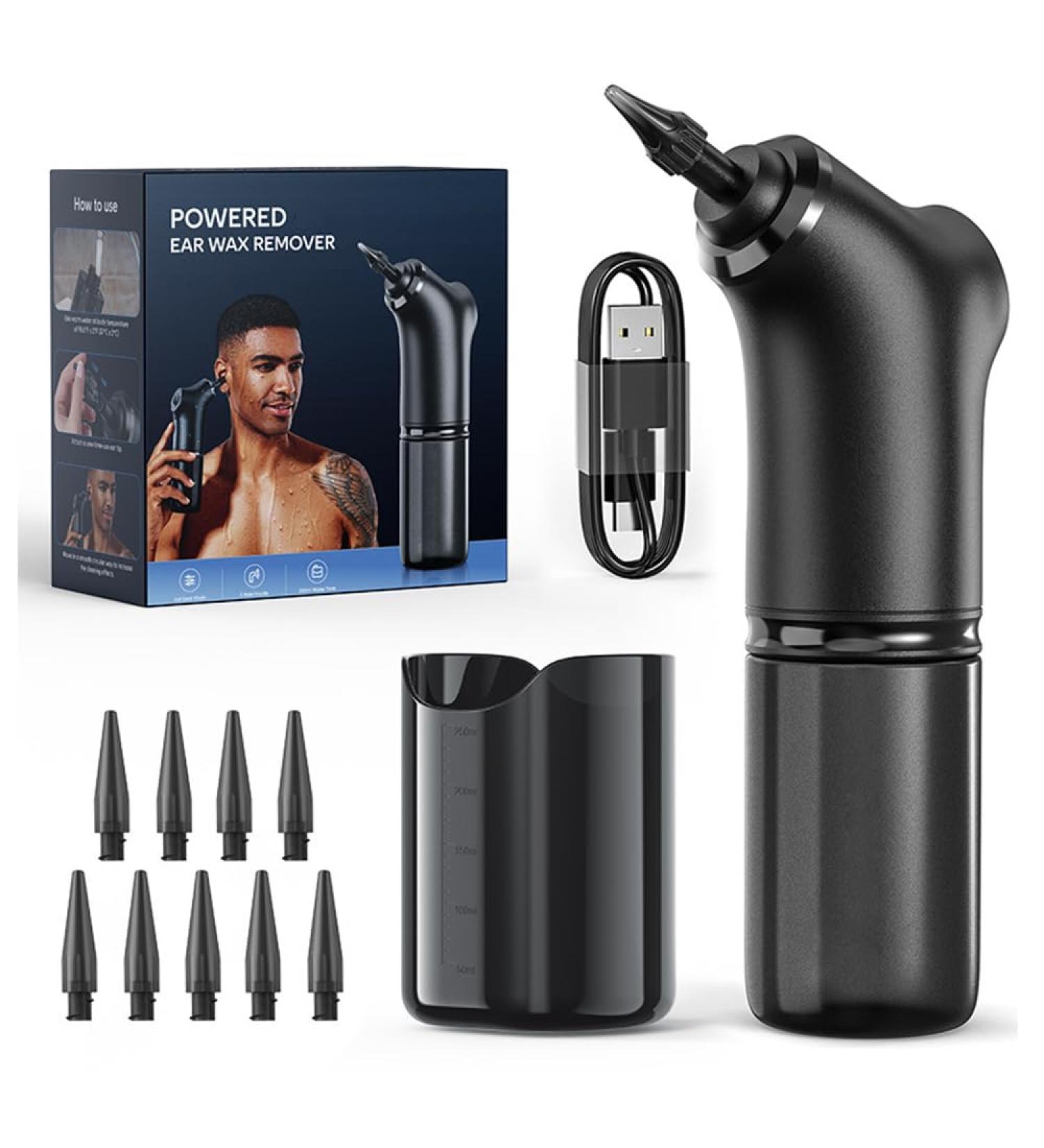 Ear Wax Removal Kit Ear Cleaner Electric Water Powered Ear Cleaner Electric Ear Irrigation Cleaner Tool Ear Cleaner Ear Wax Remover With 4 Cleaning Modes 10 Disposable Tips for Adult Kids - Buy Online on GoSupps.com
