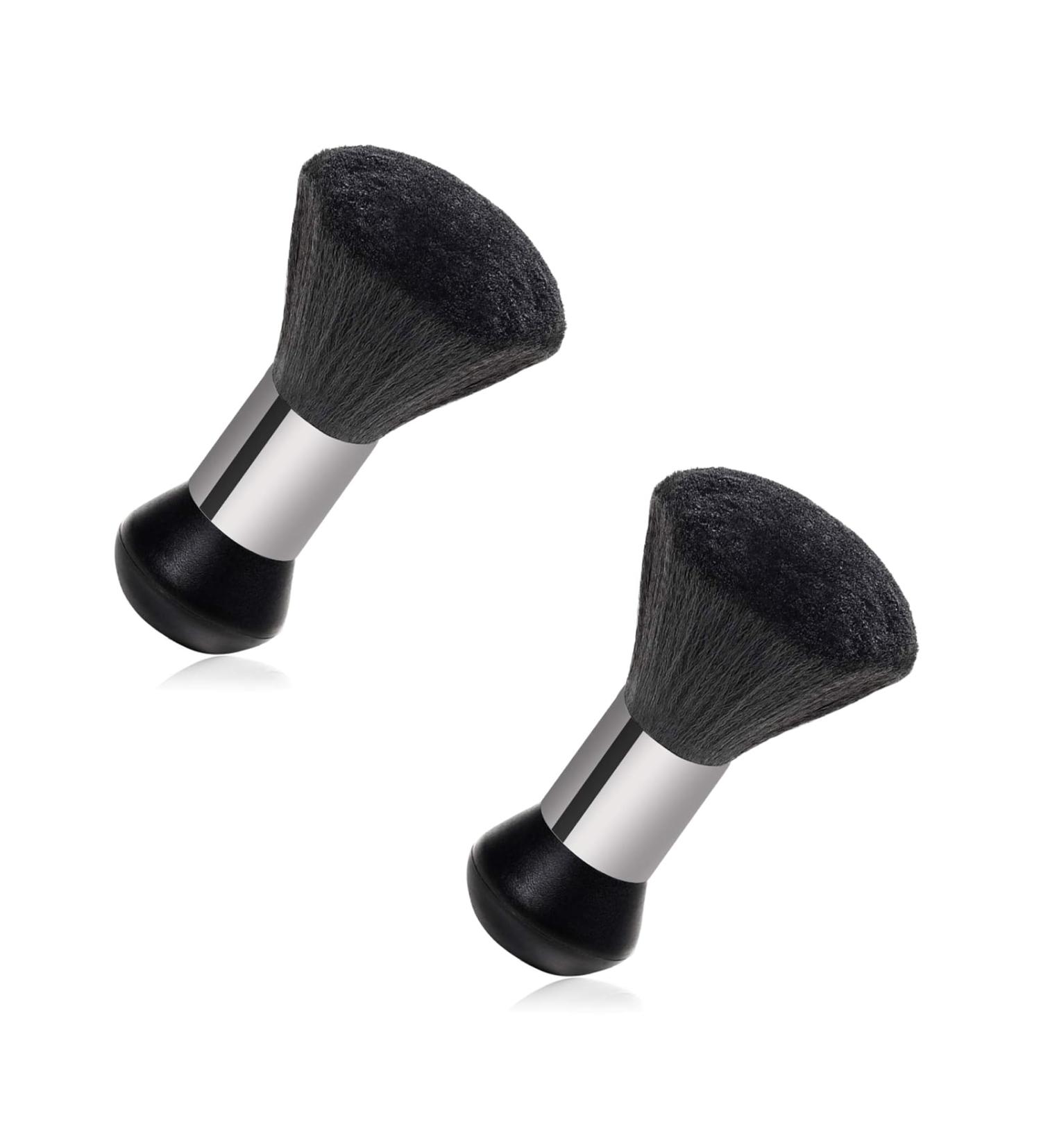 2 Pieces Soft Hairdressing Neck Brush Set - Washable Hair Clean Brush for Salon & Home Use - Buy Online on GoSupps.com