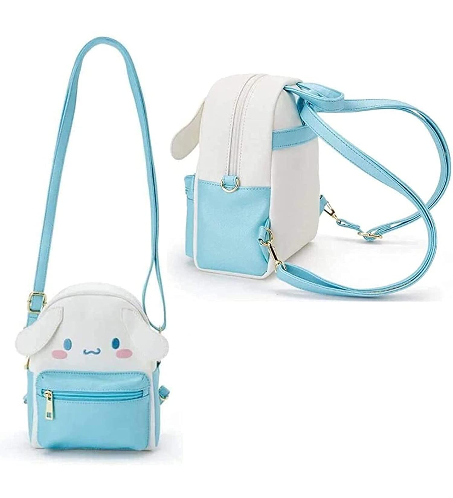 ALORVE Anime Cute Cartoon Shoulder Bag Backpack Handbag - Blue | Cosplay PU Schoolbag for Kids Girls Fans - Buy Online on GoSupps.com