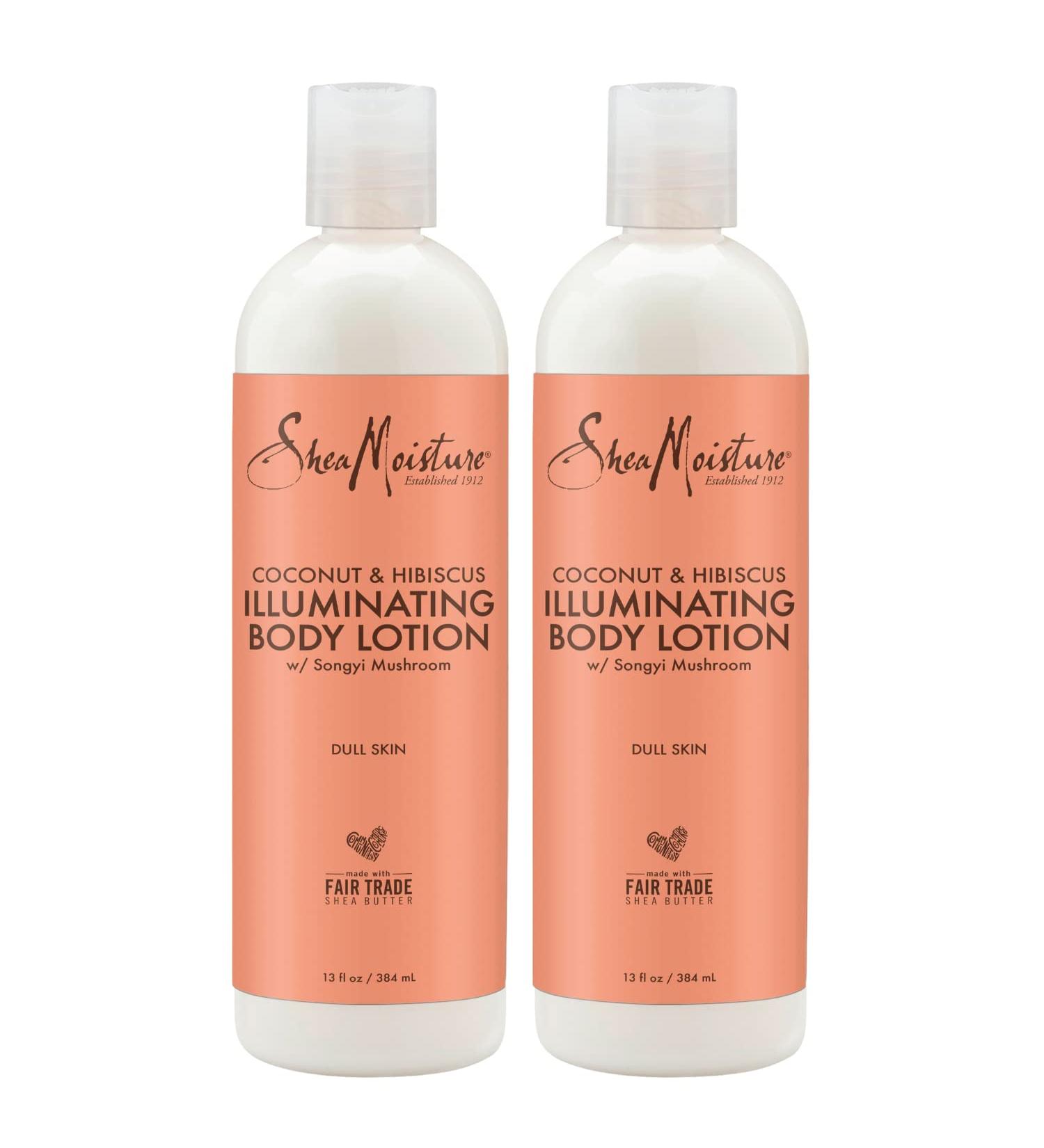 SheaMoisture Illuminating Body Lotion - Songyi Mushroom & Hibiscus 13 fl oz - Buy Online on GoSupps.com