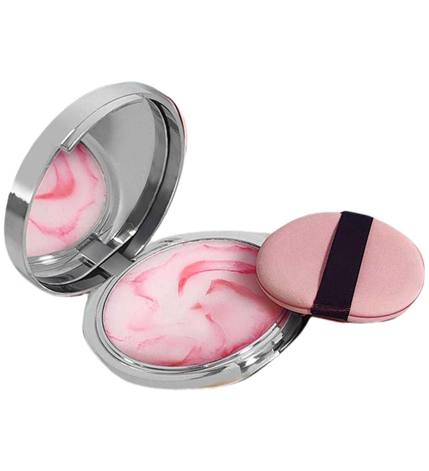 Practical Face Powder for Lightening Skin Tone Pressed Powder with Soft Makeup Powder - Buy Online on GoSupps.com