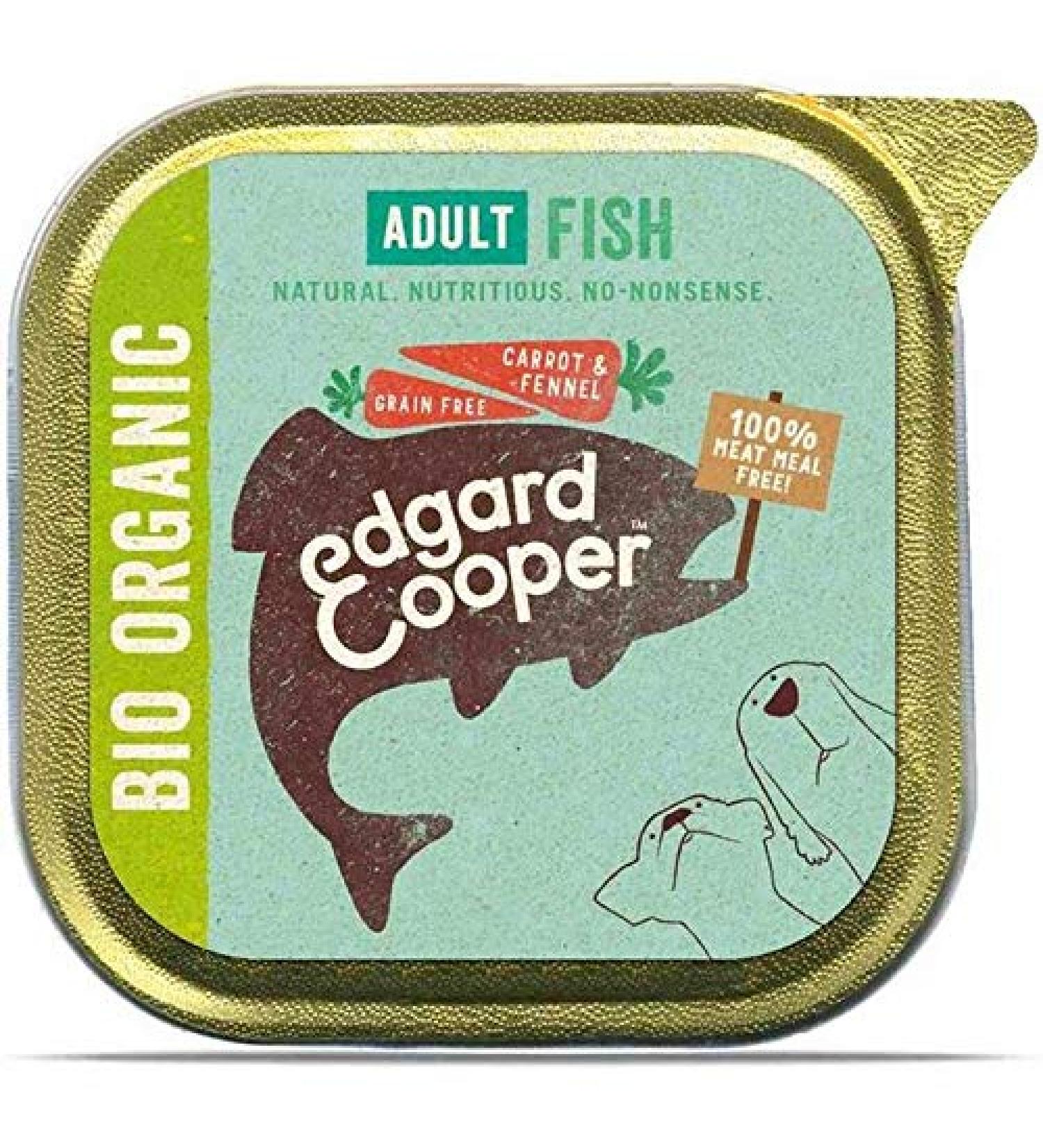 Edgard & Cooper 4X Grain Free Adult Wet Dog Food with 100g Organic Fish