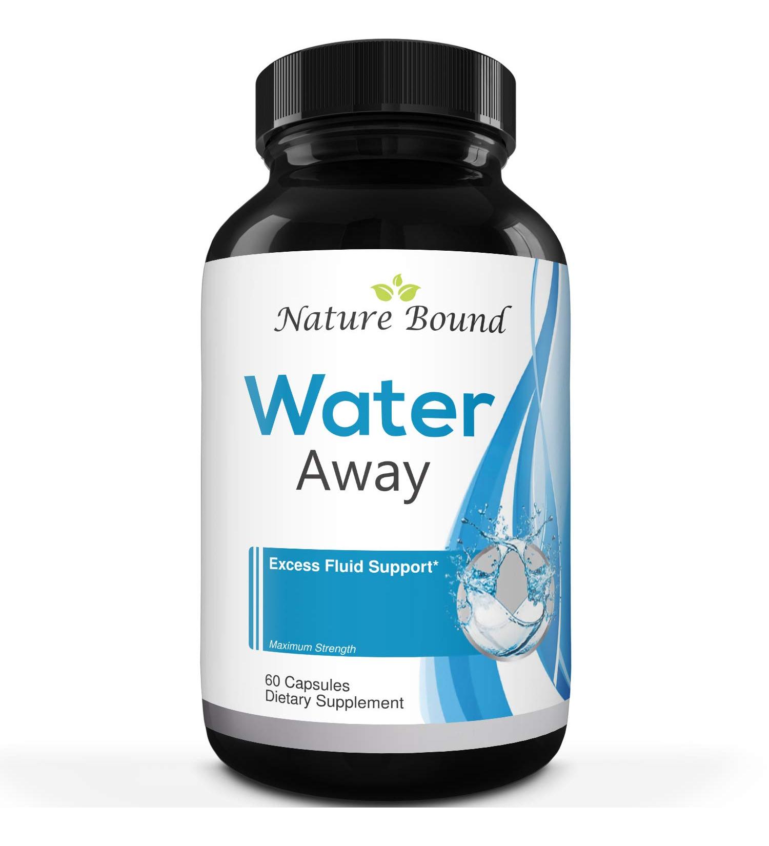 Water Away Supplement - Natural Diuretic Pills for Bloating Relief, Reduce Water Retention, Support Weight Loss and Boost Energy | [Brand Name] - Buy Online on GoSupps.com