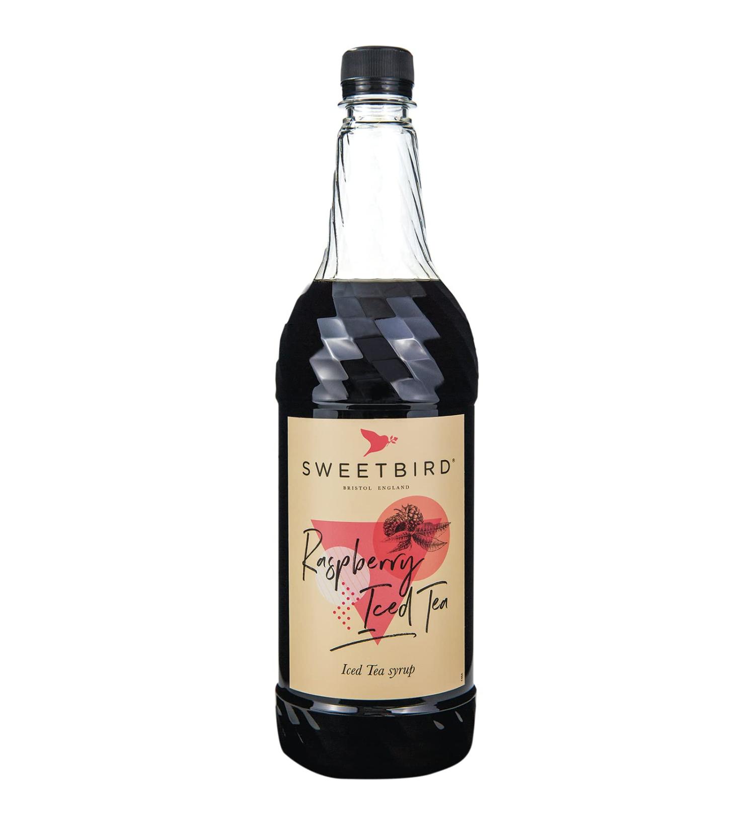 Sweetbird Raspberry Iced Tea Syrup (1 Litre) | Vegan-Friendly Raspberry Syrup - Buy Online on GoSupps.com