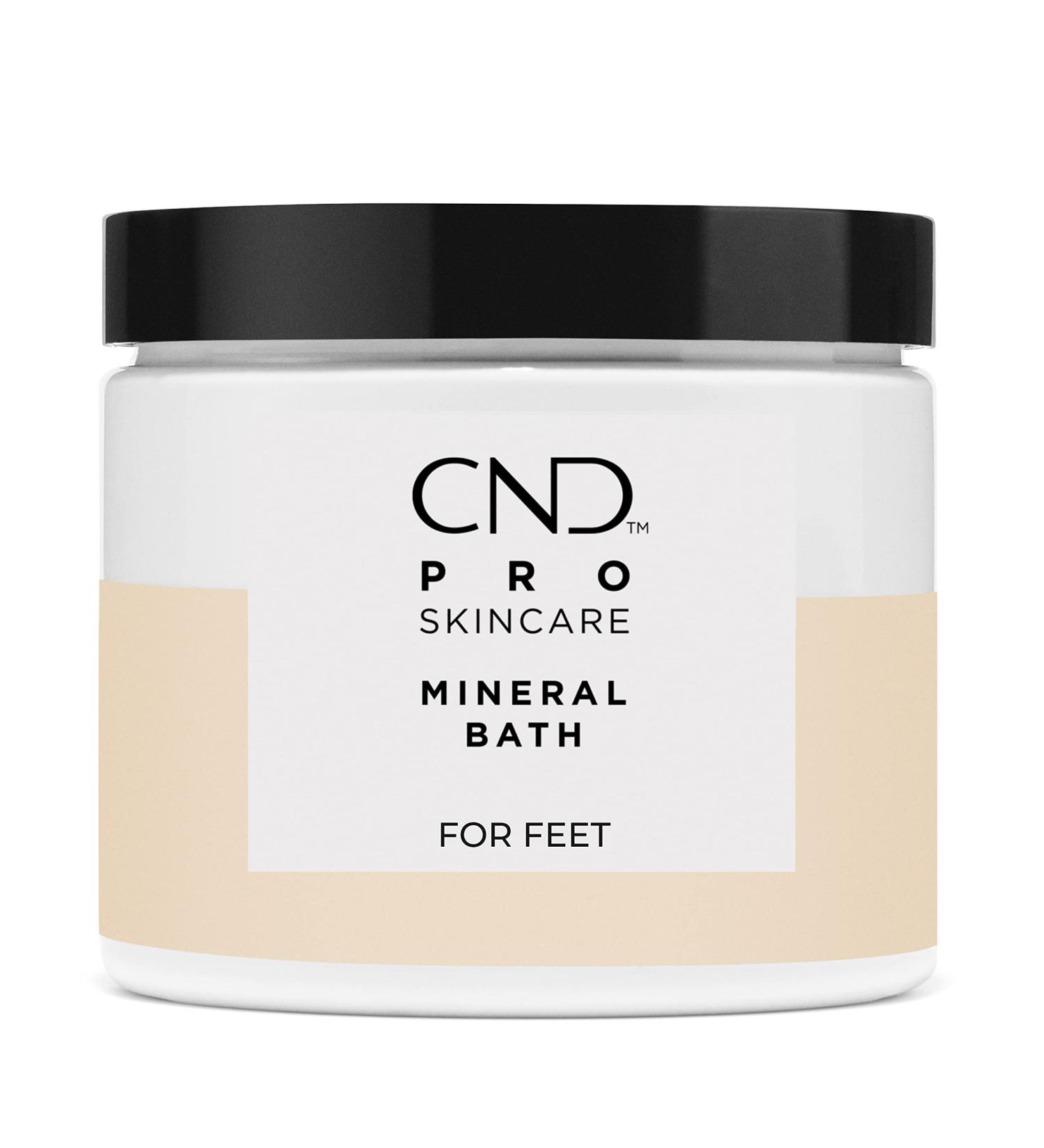CND Pro Skincare: Mineral Bath, Exfoliating Sea Salt Scrub, Callus Remover, Hydration Treatment | Vegan & Natural Formula - Buy Online on GoSupps.com