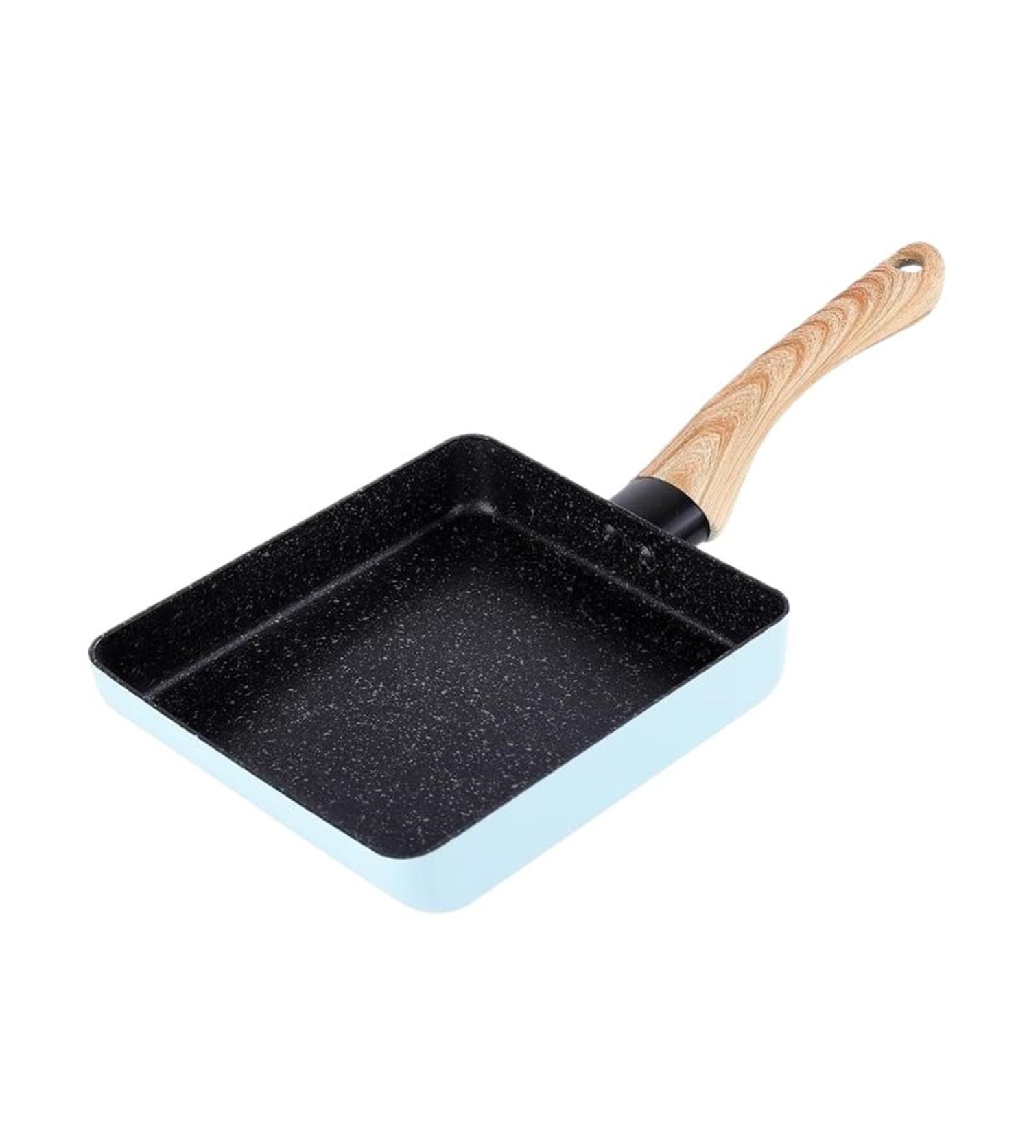 ZINXY Aluminum Nonstick Frying Pan Wooden Handle Saucepan Omelet Pancake Cooking Pot Skillet Kitchenware Kitchen Cookware Utensils (Color : P) - Buy Online on GoSupps.com