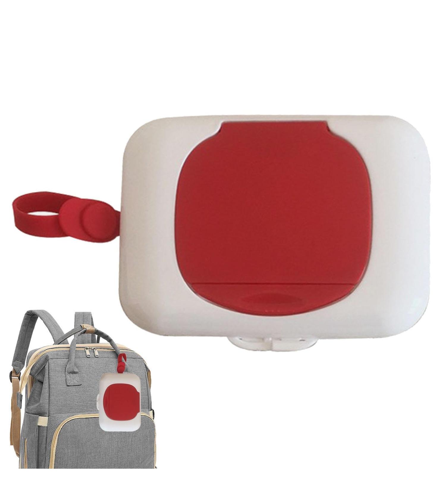 Travel Wipes Case Travel Wipes Dispenser Refillable Wipes Container Portable Wipe Holder Reusable Dustproof Odorless for Offices Camping Home Travel Littryee Red - Buy Online on GoSupps.com