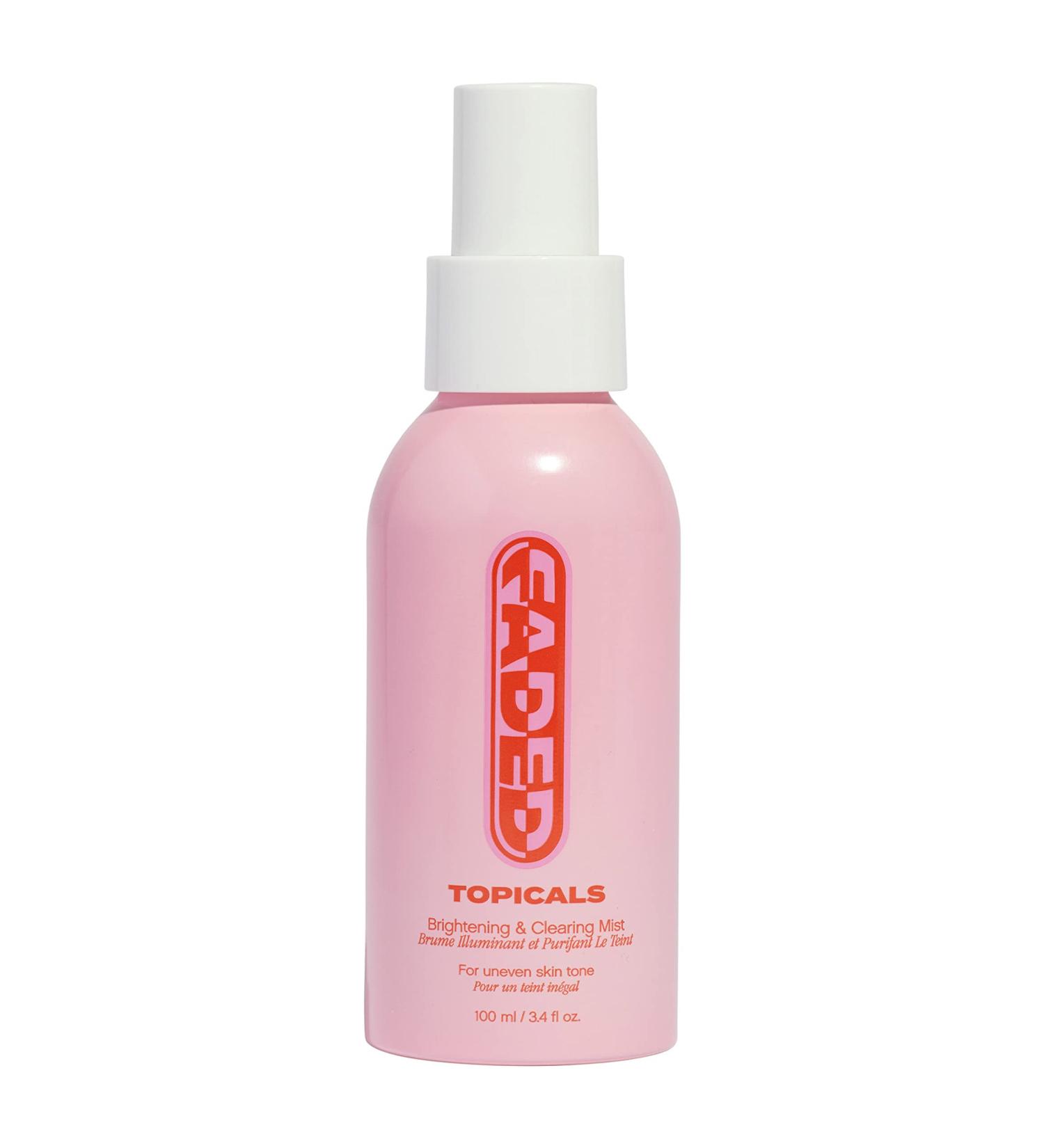 Topicals Faded Skin Serum Mist | Brightening & Clearing Uneven Skin Tone with Tranexamic Acid & Niacinamide (3.4 Fl Oz) - Shop Internationally - Buy Online on GoSupps.com