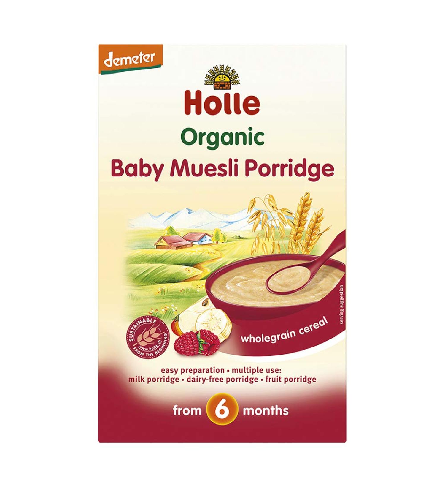 Holle Organic Baby Muesli - 250g | Nutritious Baby Porridge - Single Carton - Buy Online on GoSupps.com