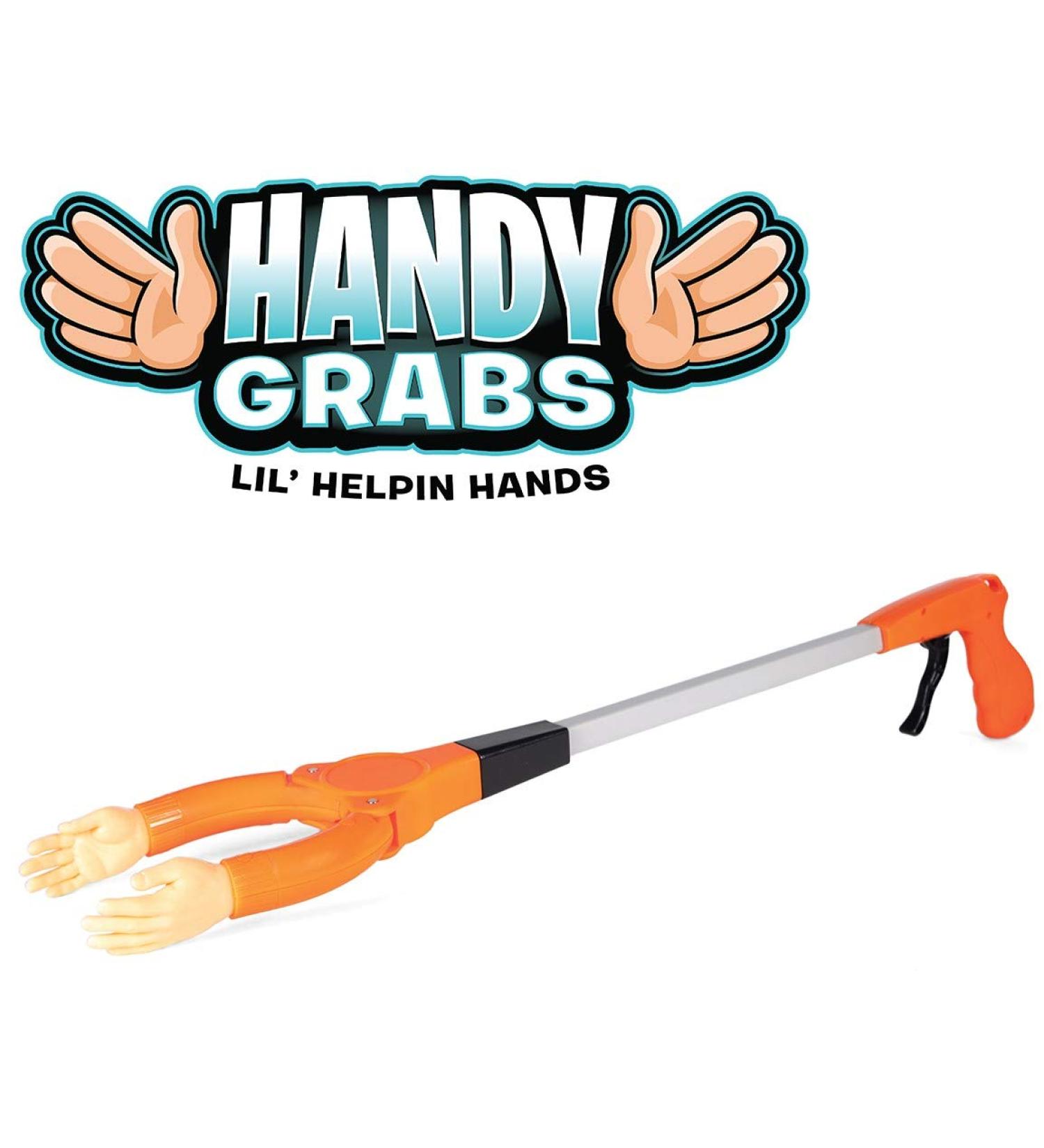 Handy Grabs Reacher Grabber Tool  20 Inch - Funny Hands That Rotate & Grab Items Big & Small - Picker Upper Aid for Elderly  Handicapped  Adults & Kids - Buy Online on GoSupps.com