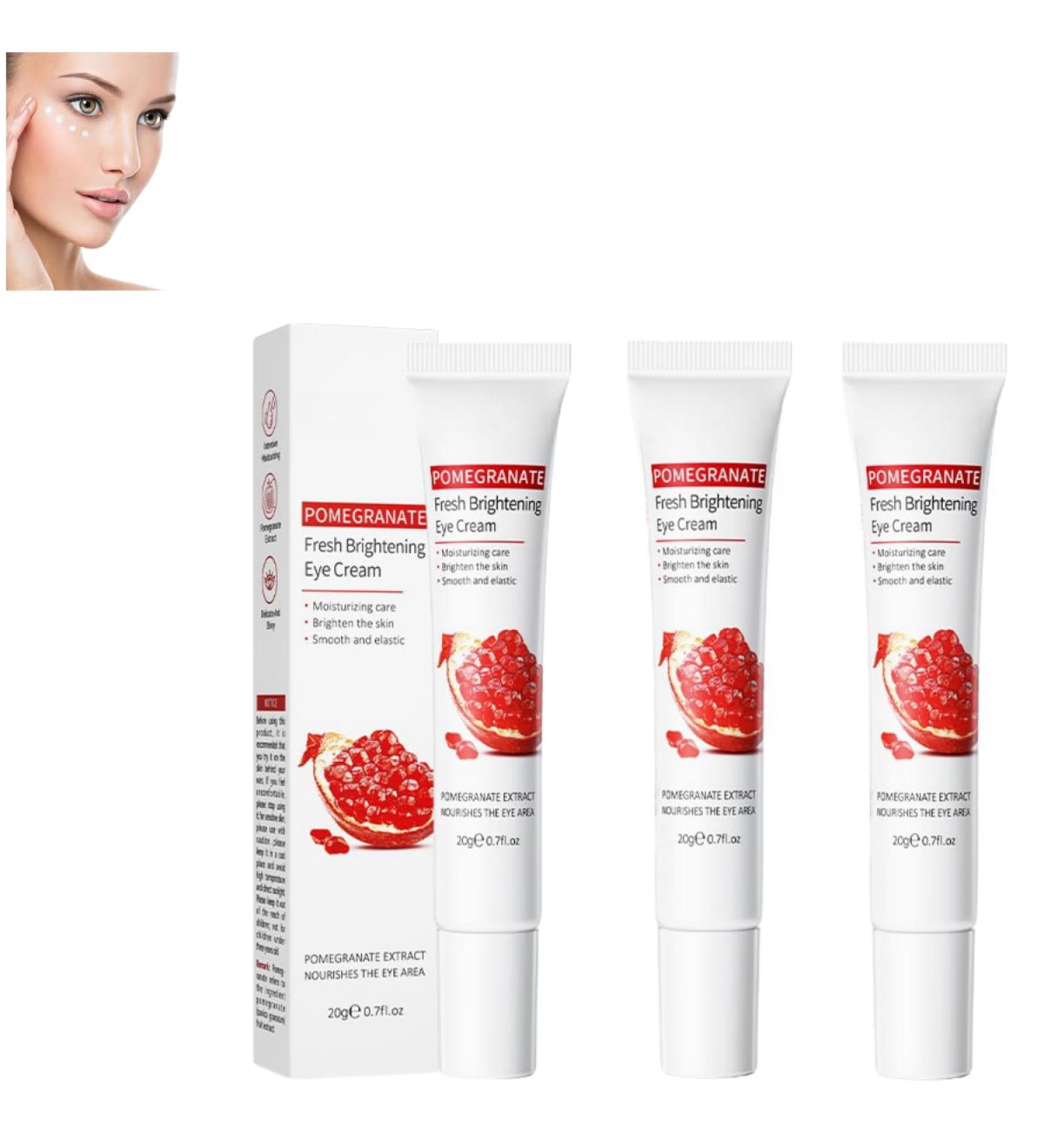 IFFANY Pomegranate Eye Cream with Collagen Pomegranate Eye Cream Firming and Lifting Eye Cream Anti-Aging Eye Cream with Collagen - Buy Online on GoSupps.com