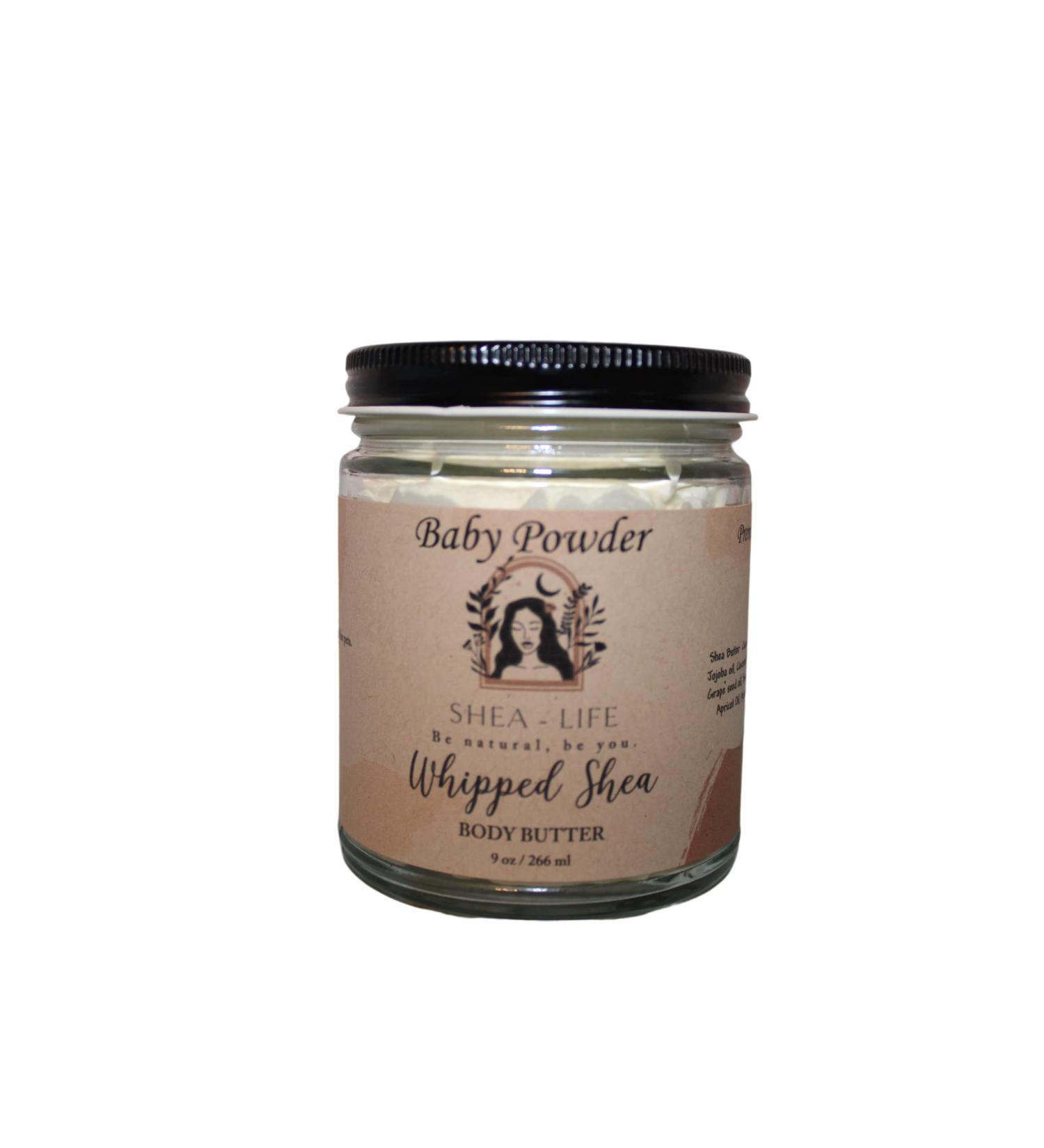 Baby Powder Whipped Body Butter Premium Blend is the classic clean scent that is so easily recognizable. Feel pampered after a bath or shower with this super moisturizing and all-natural body butter. - Buy Online on GoSupps.com