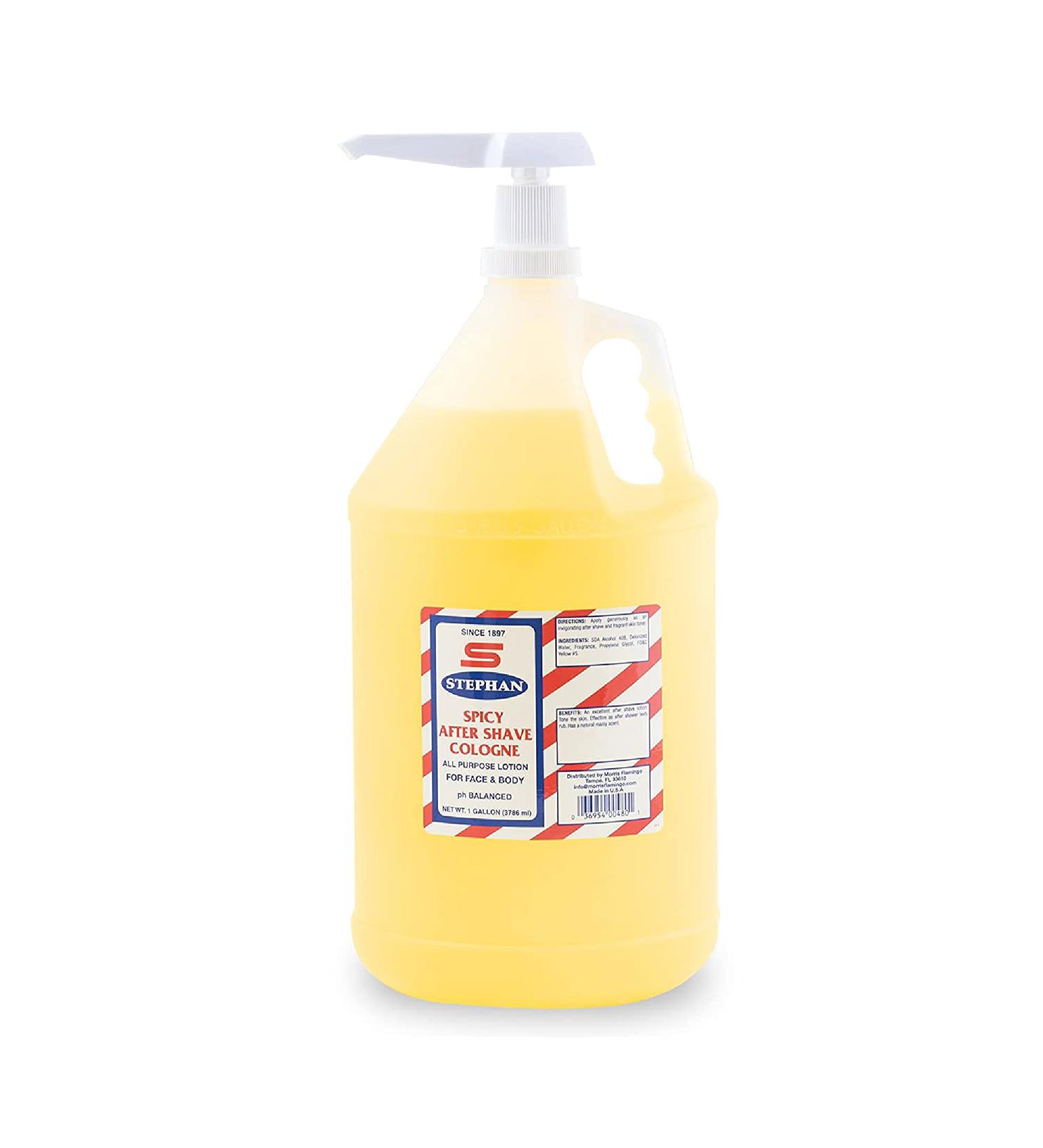 Stephan Spicy After Shave Cologne (Gallon) Pump is not included with gallon - Buy Online on GoSupps.com