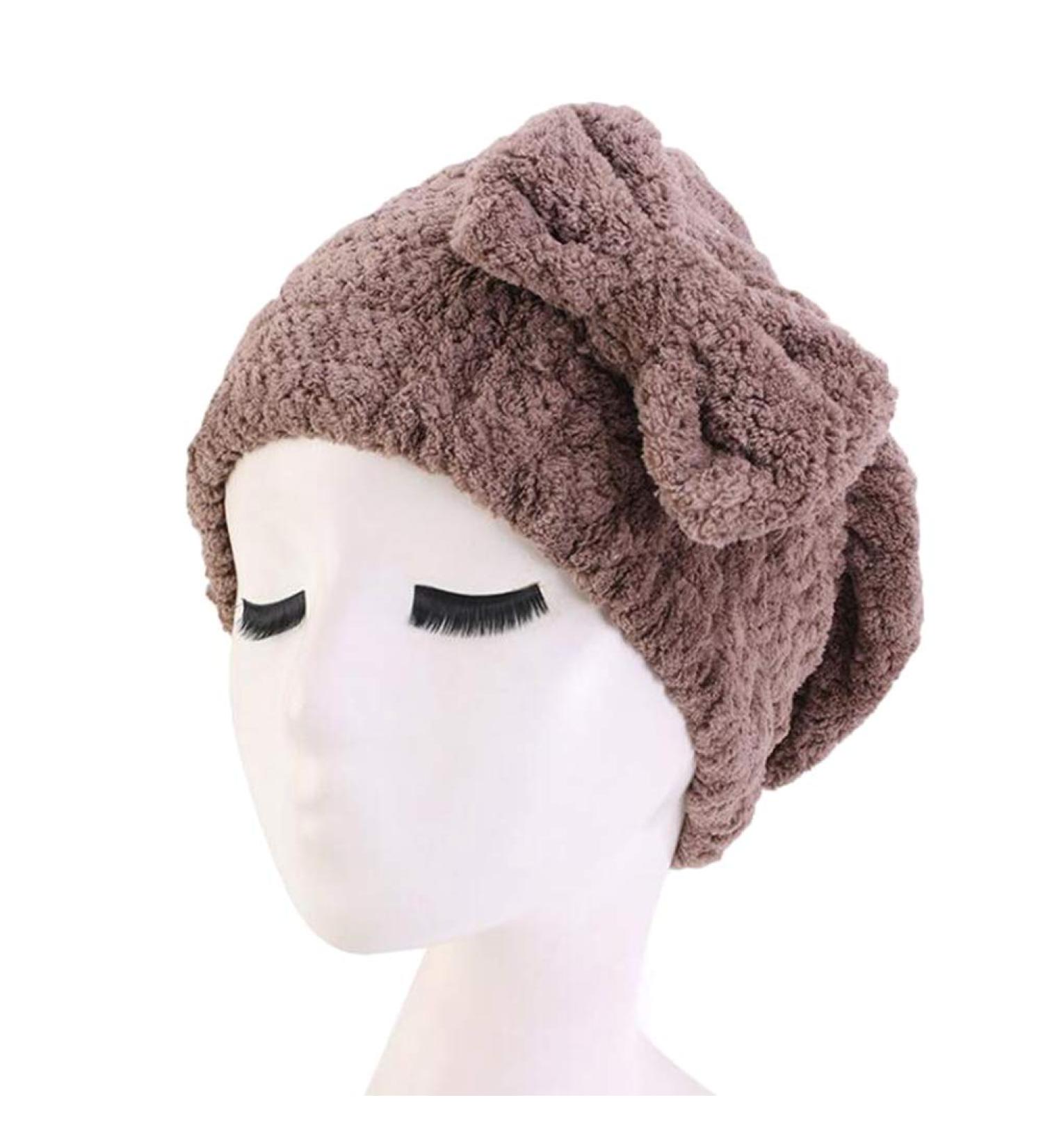 Buy Asudaro Hair Towel for Women - Quick-Drying Microfiber Turban Cap - Absorbent Shower Hood & Bathing Cap - Perfect Hair Dryer Towel - Buy Online on GoSupps.com