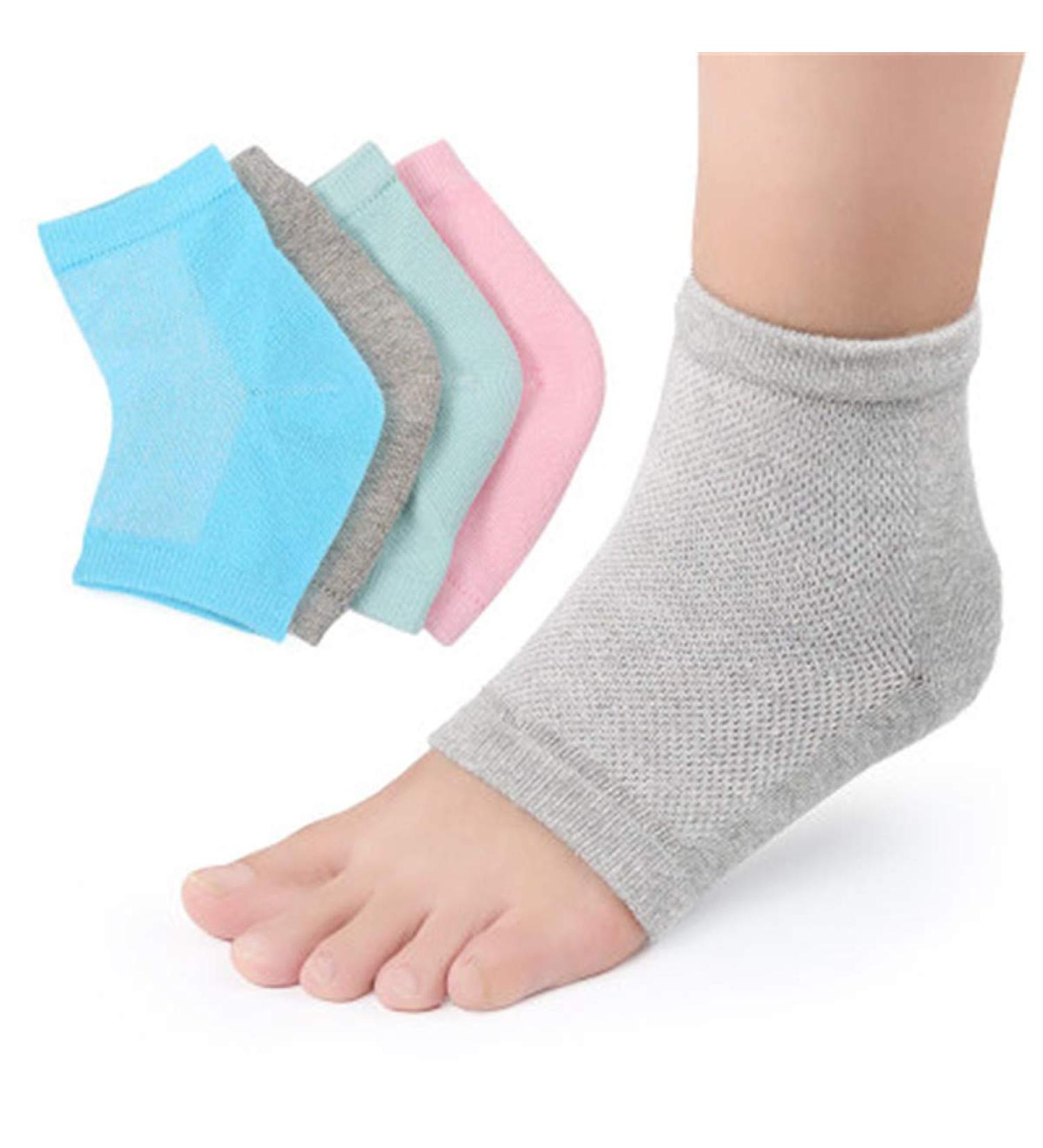 Jytoponline Gel Socks - 2 Pairs for Cracked Feet & Skin Care | Professional Health Care | Random Color - Buy Online on GoSupps.com