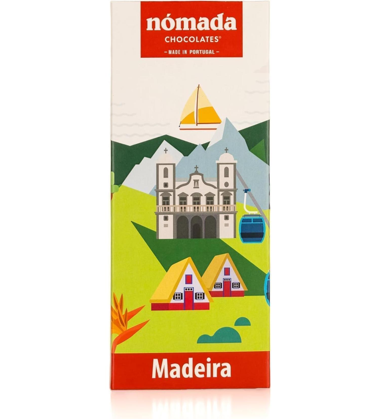 Quinta de Jugais Milk Chocolate "Madeira" Bar 100g Gluten Free Smooth and Creamy Texture Gourmet Product of Portuguese Origin