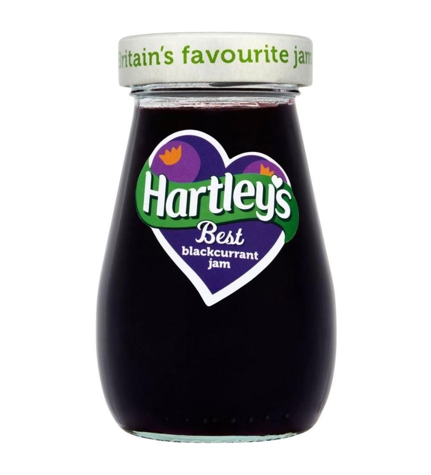 Hartley's Best Blackcurrant Jam (340g) - Pack of 2