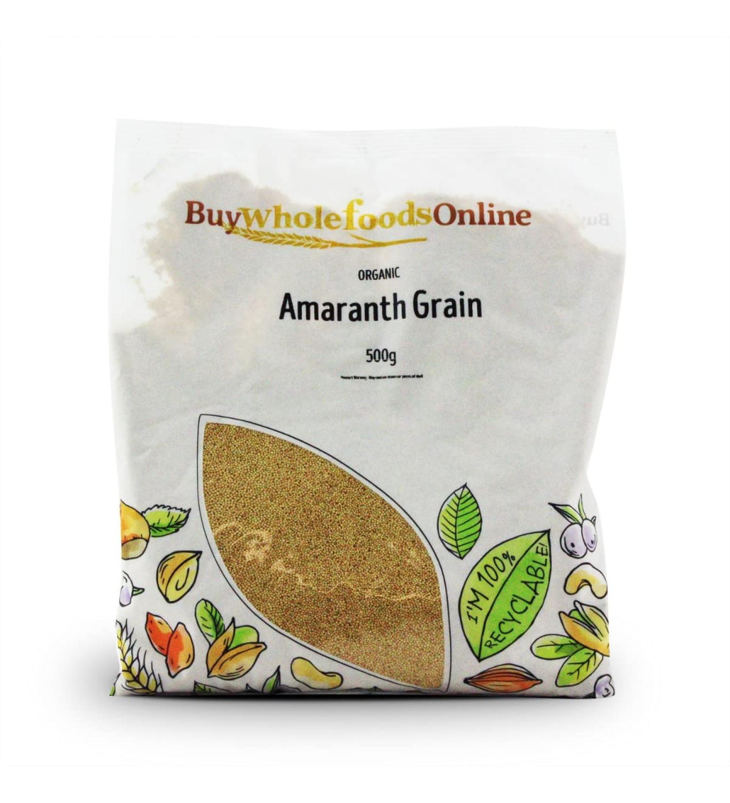 Organic Amaranth Grain 500g (BWFO) 500 g (Pack of 1)