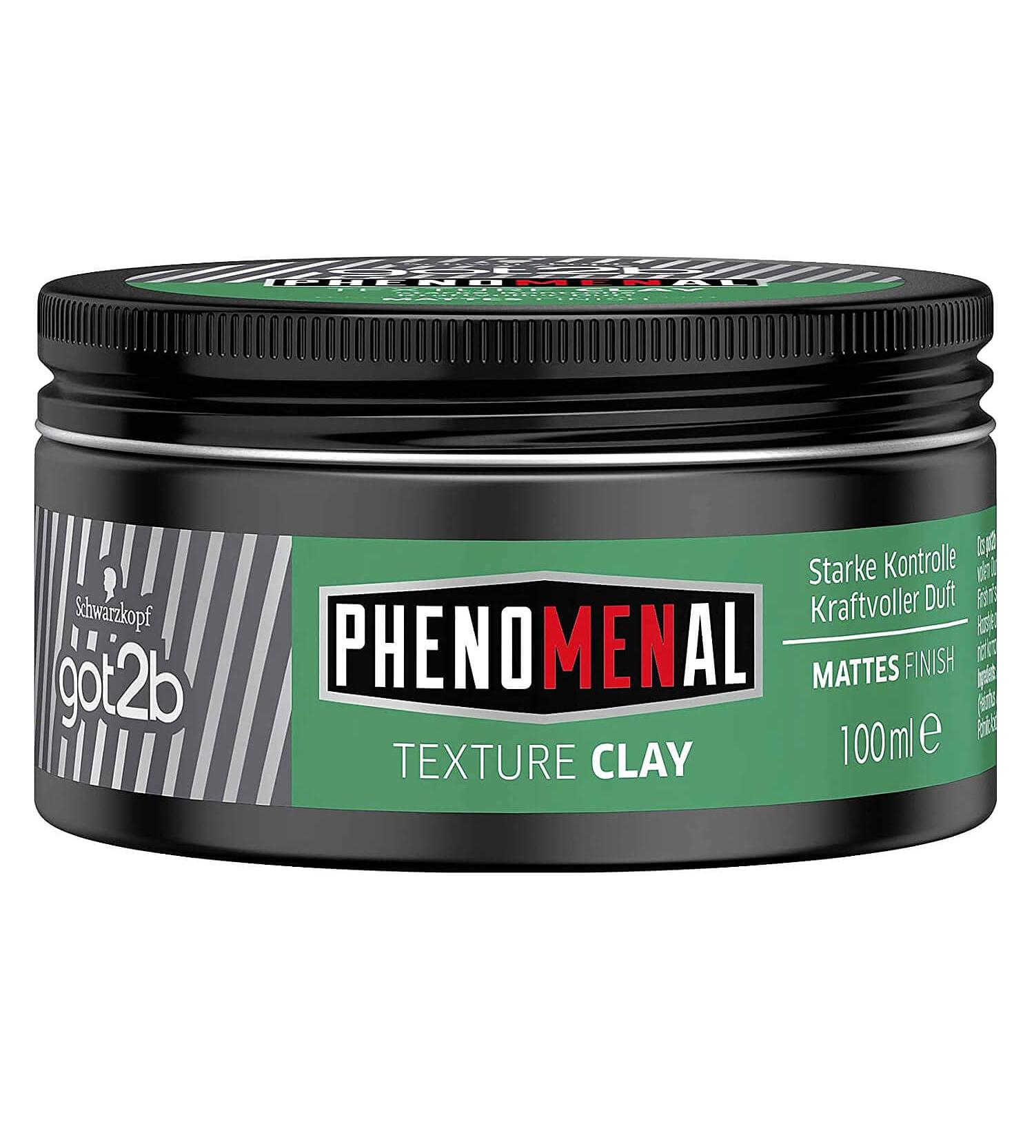 Schwarzkopf got2b Phenomenal Mann O Mann Texture Clay 4-Pack - Unscented Hair Styling Clay 100ml Each - International Shipping Available - Buy Online on GoSupps.com